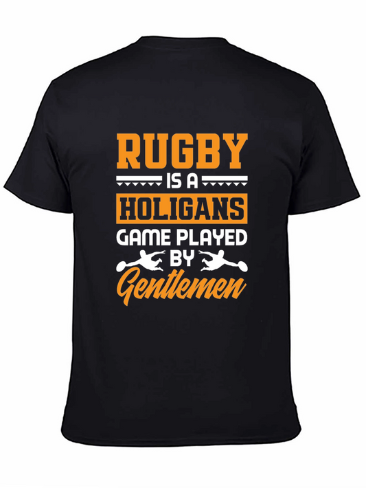 Rugby Holigans Game Graphic T-Shirt