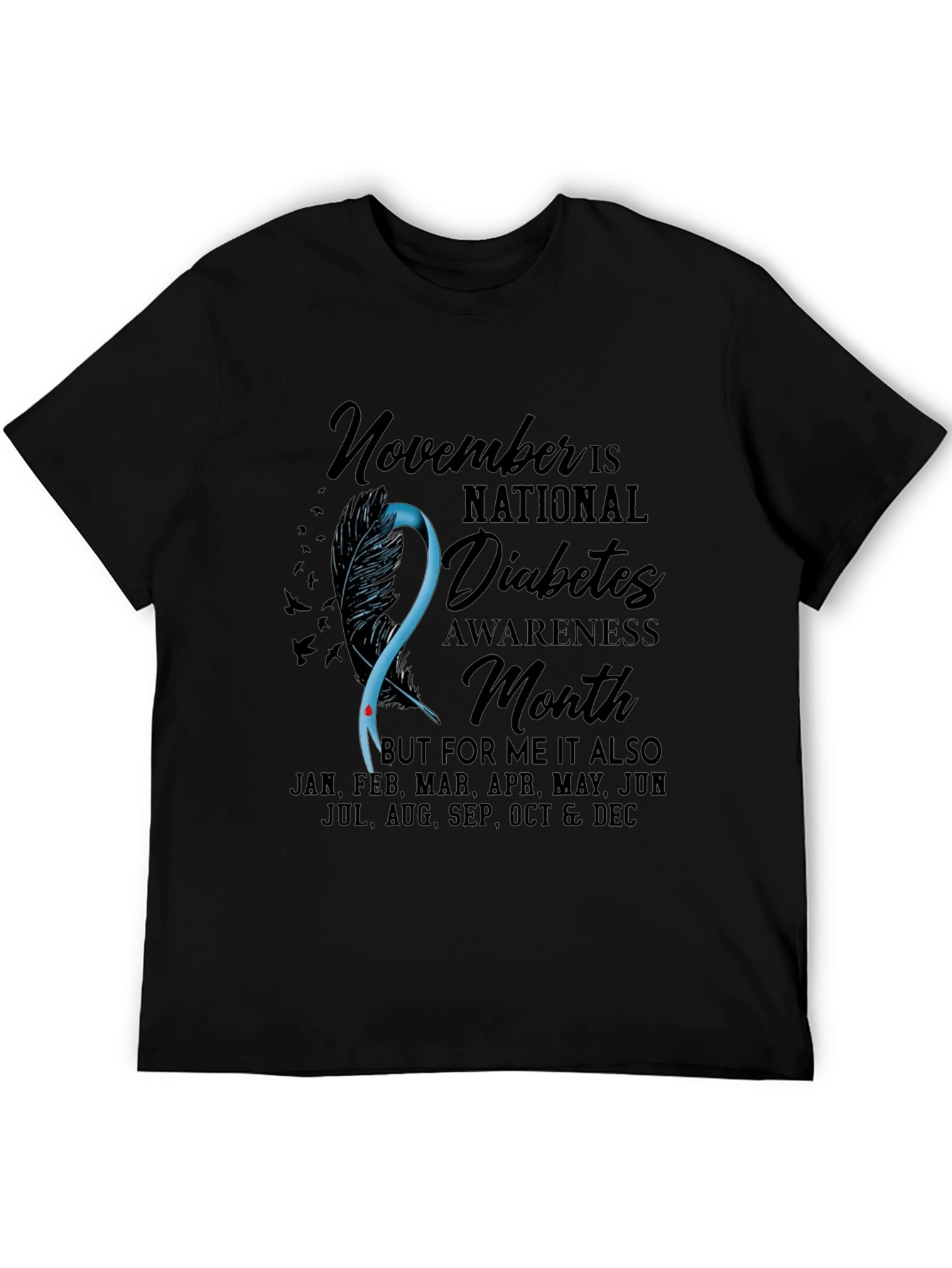 Diabetes Awareness T-Shirt - November Is National Month
