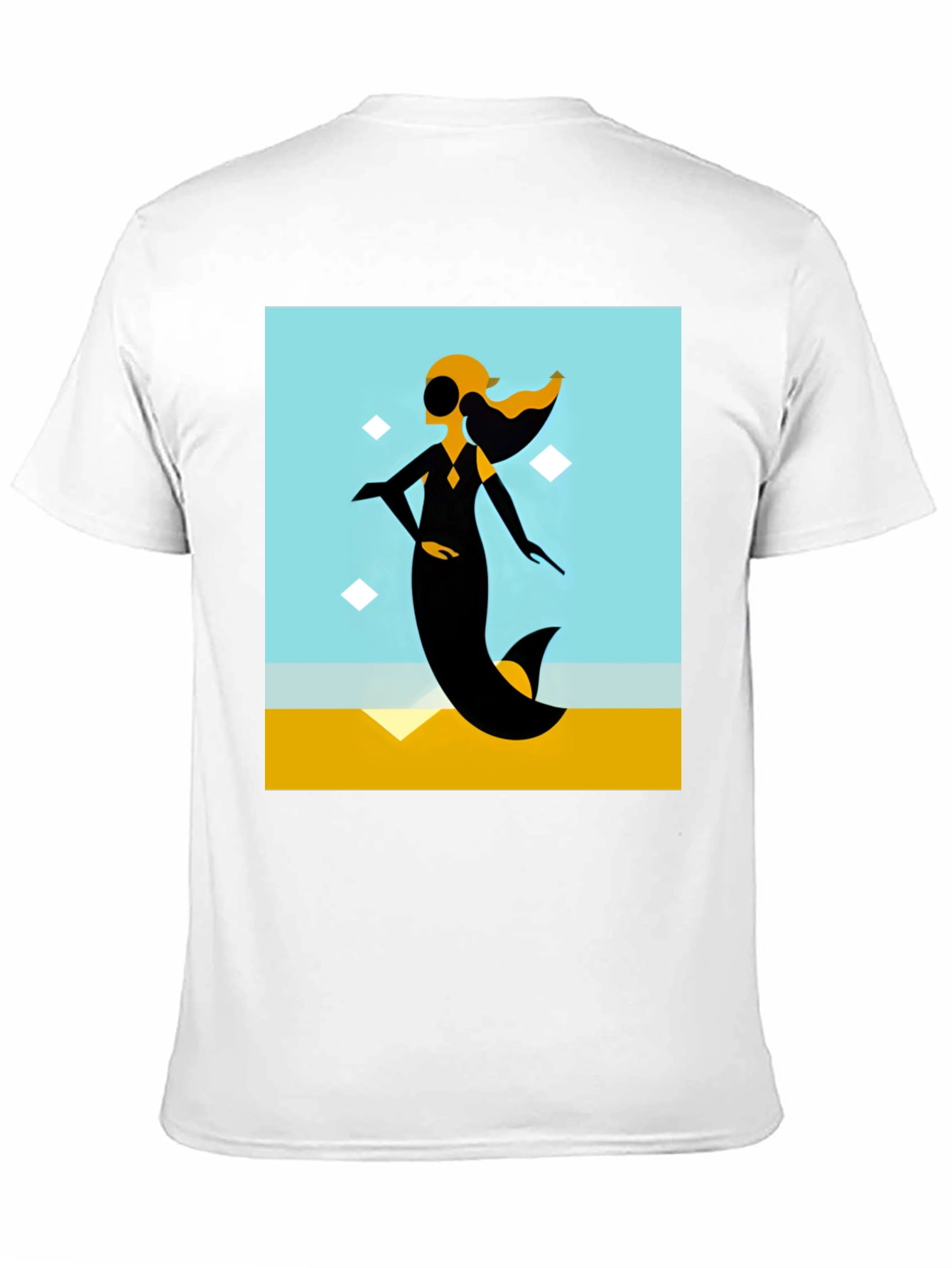 Abstract Mermaid Graphic Tee