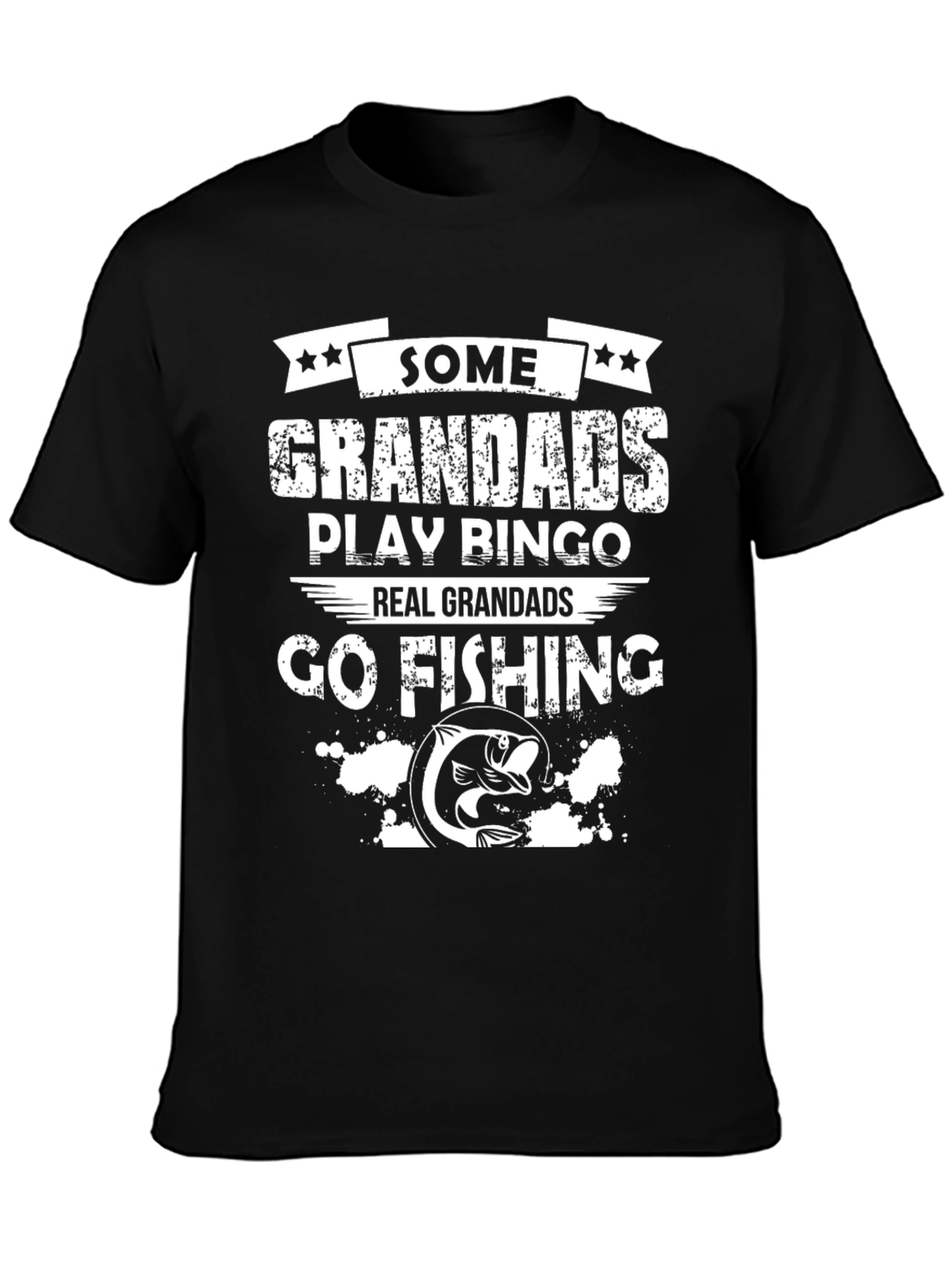 Fishing Grandad T-Shirt: Real Grandads Go Fishing!
