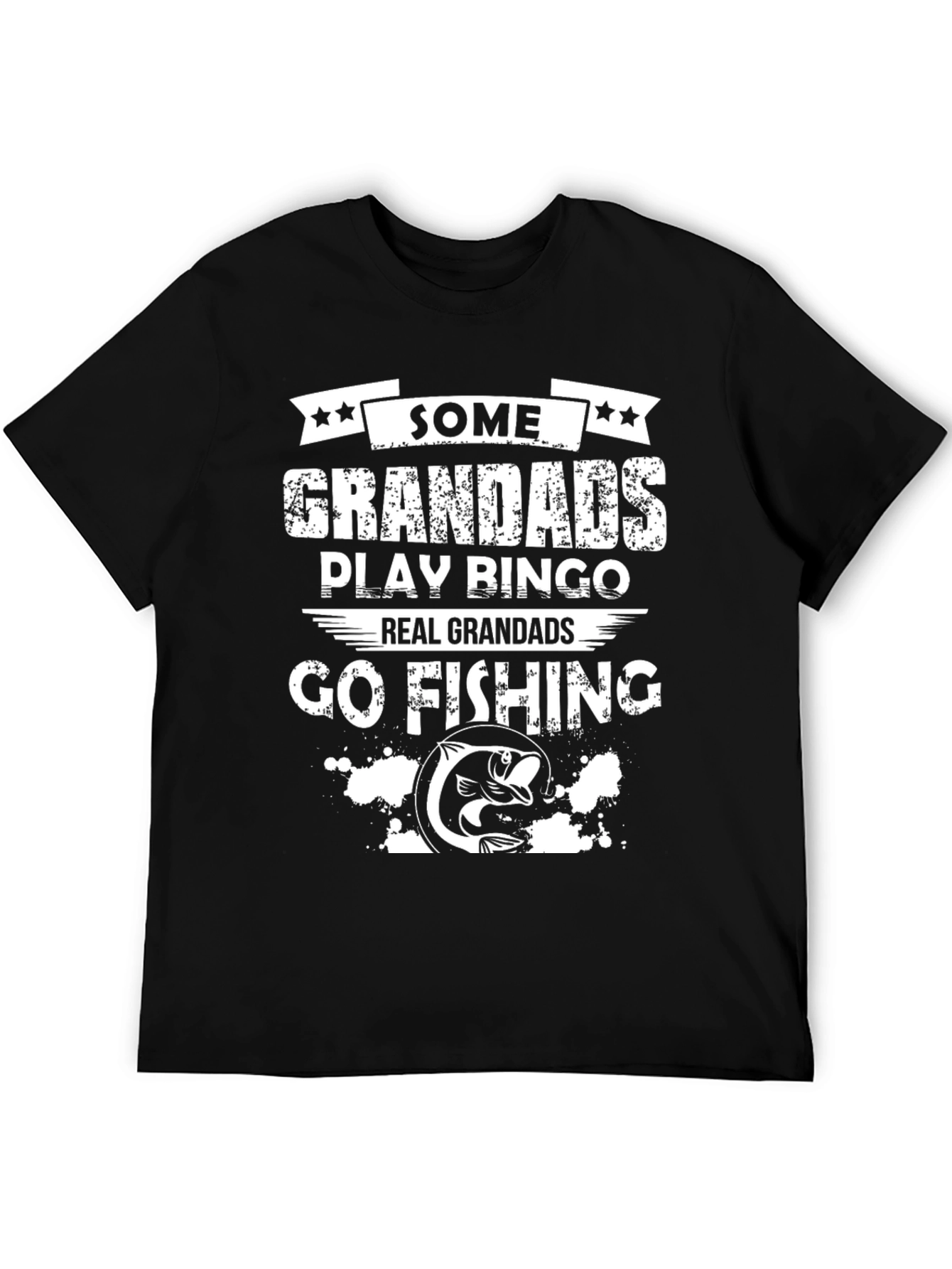 Fishing Grandad T-Shirt: Real Grandads Go Fishing!