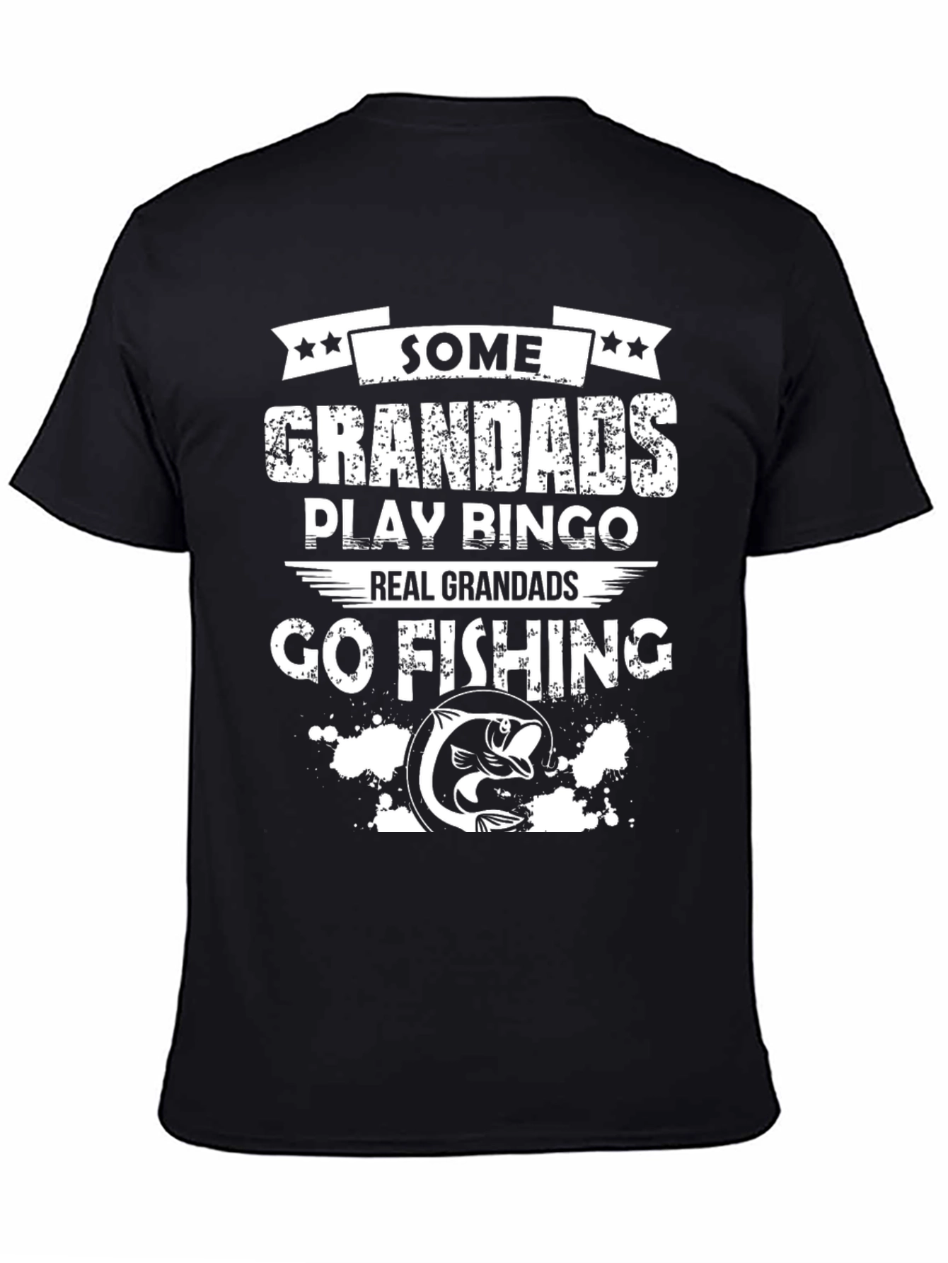 Fishing Grandad T-Shirt: Real Grandads Go Fishing!