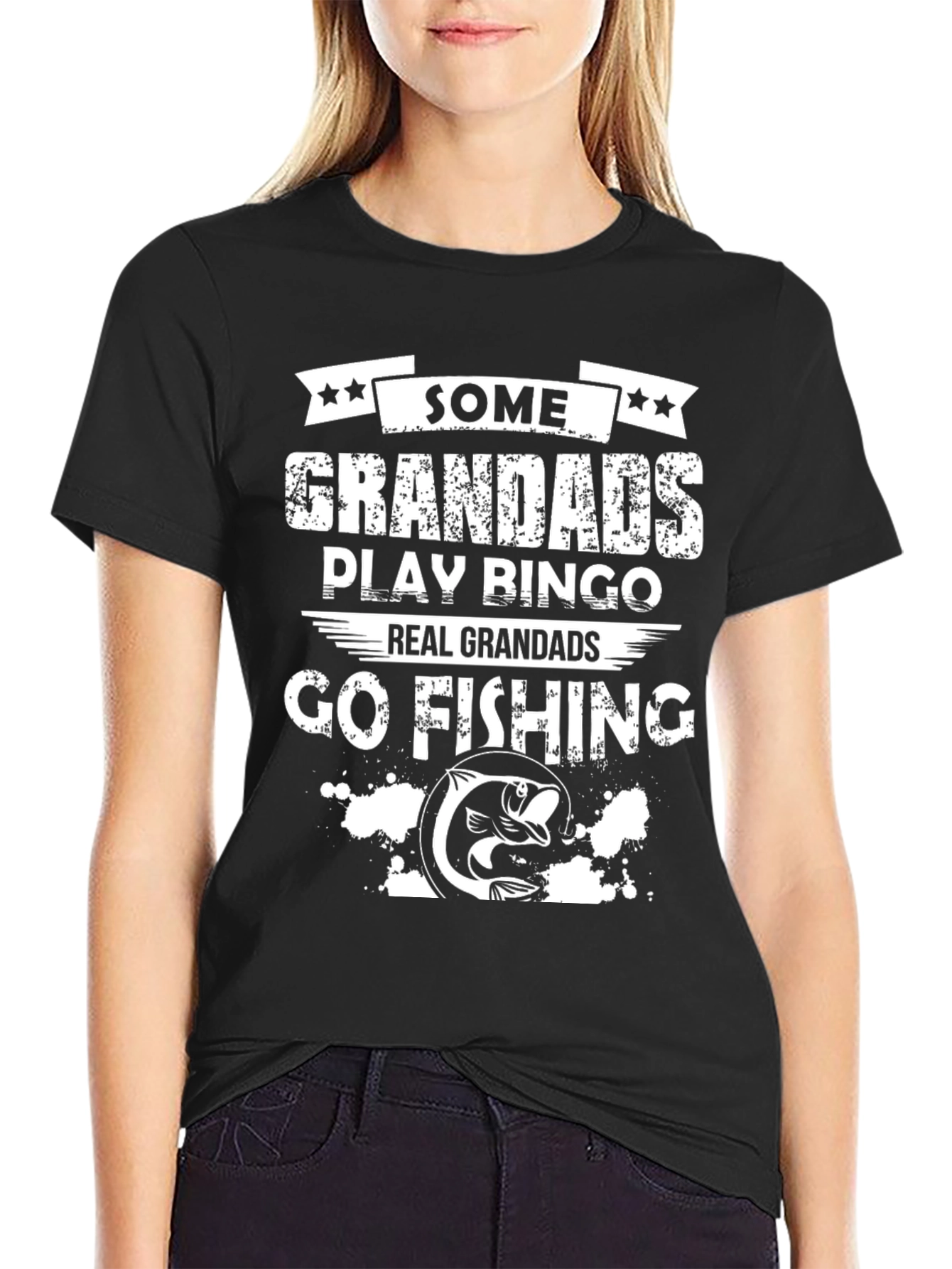 Fishing Grandad T-Shirt: Real Grandads Go Fishing!