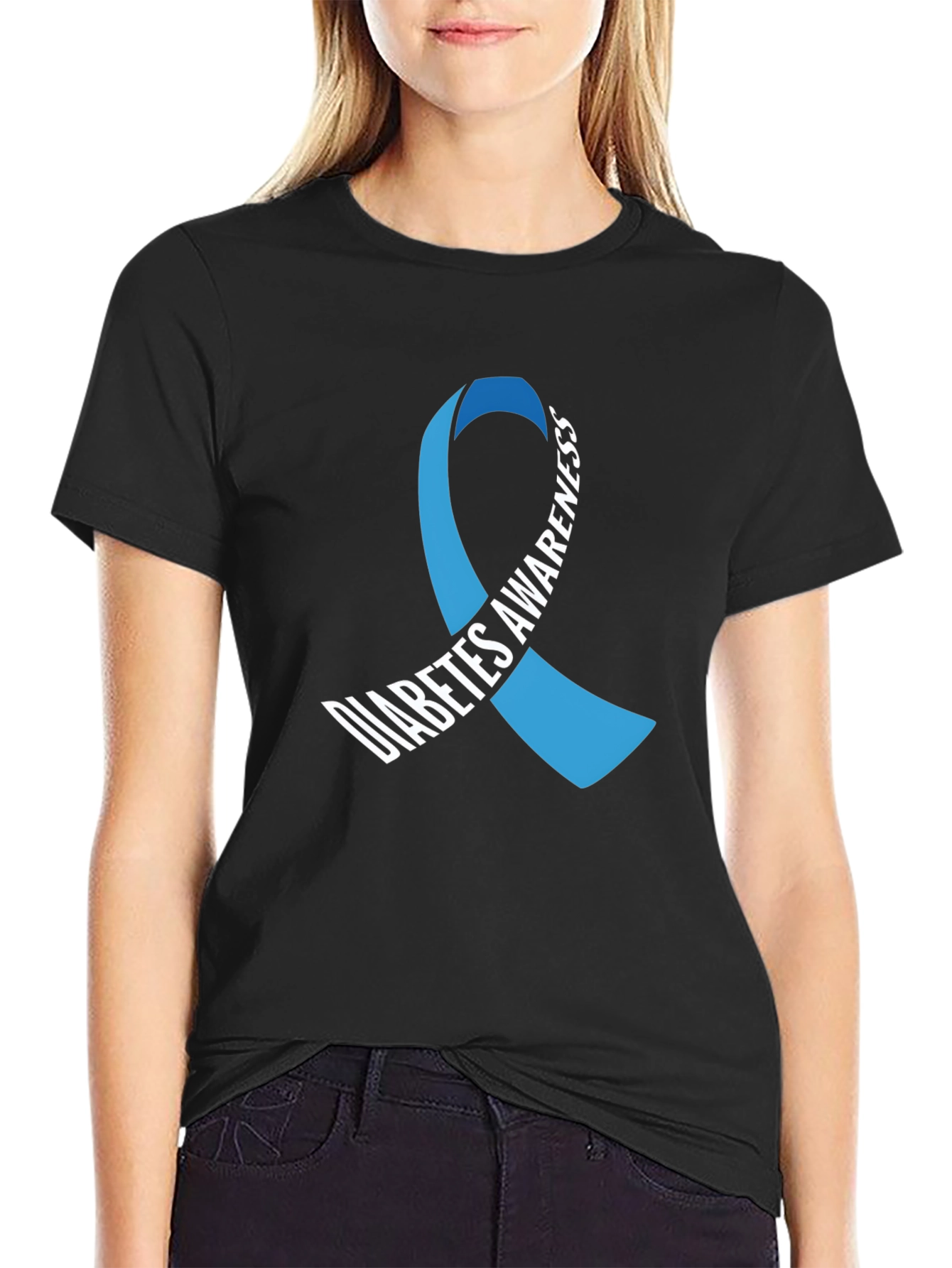 Diabetes Awareness Ribbon T-Shirt