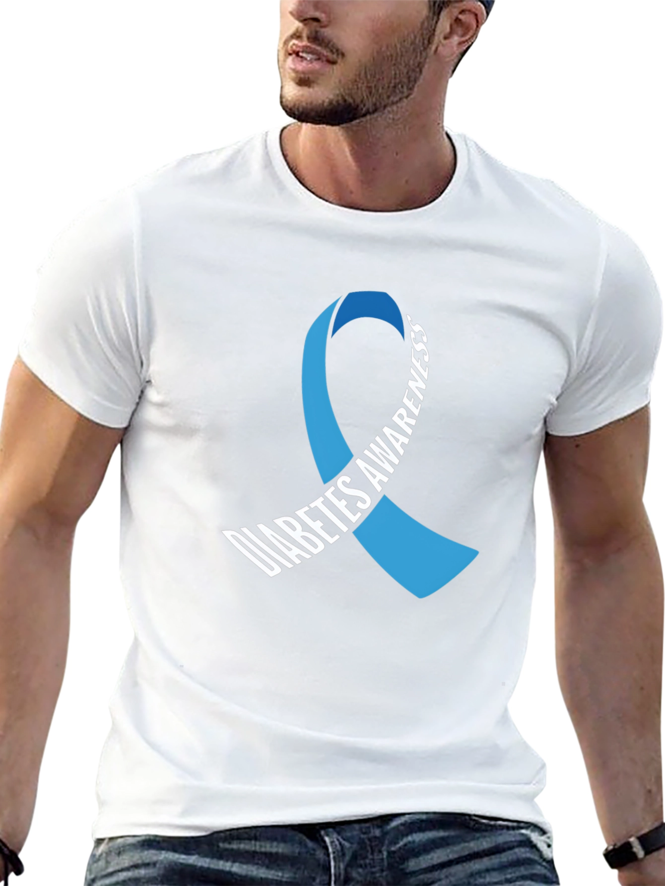 Diabetes Awareness Ribbon T-Shirt