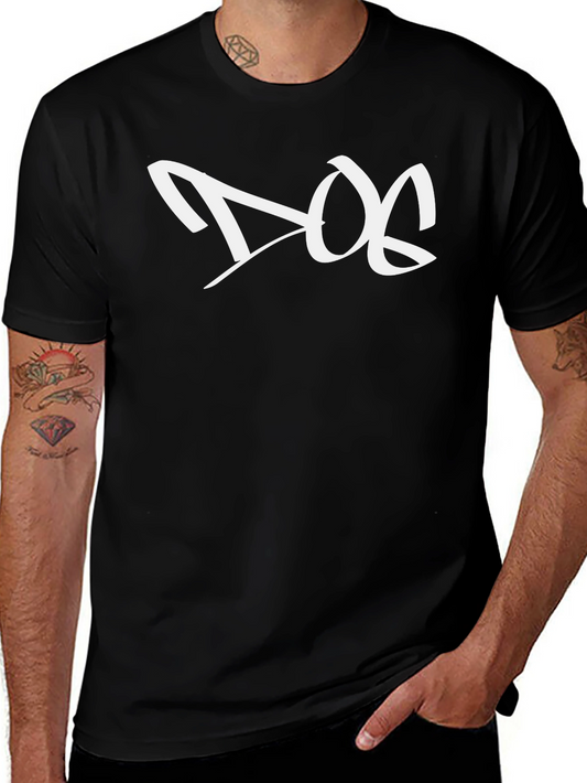 DOG Black Graphic Tee - Streetwear Style