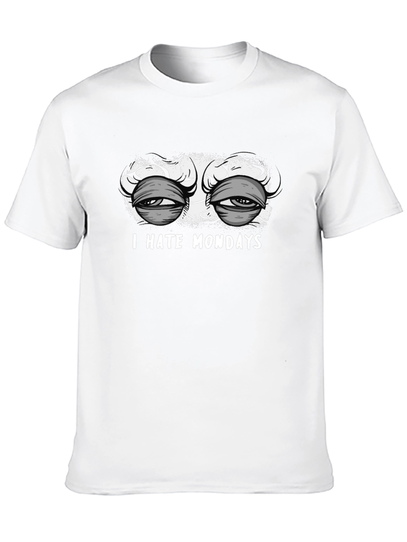 I Hate Mondays Graphic Tee - Unisex Black T-Shirt