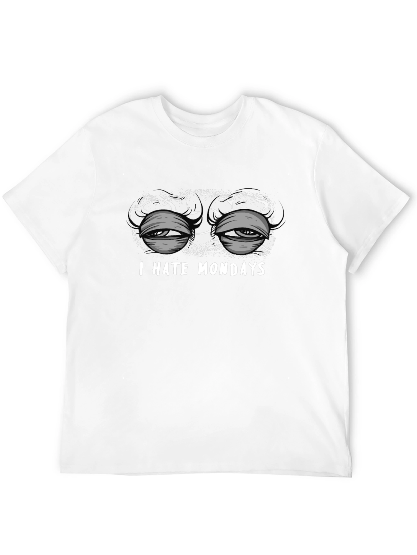 I Hate Mondays Graphic Tee - Unisex Black T-Shirt