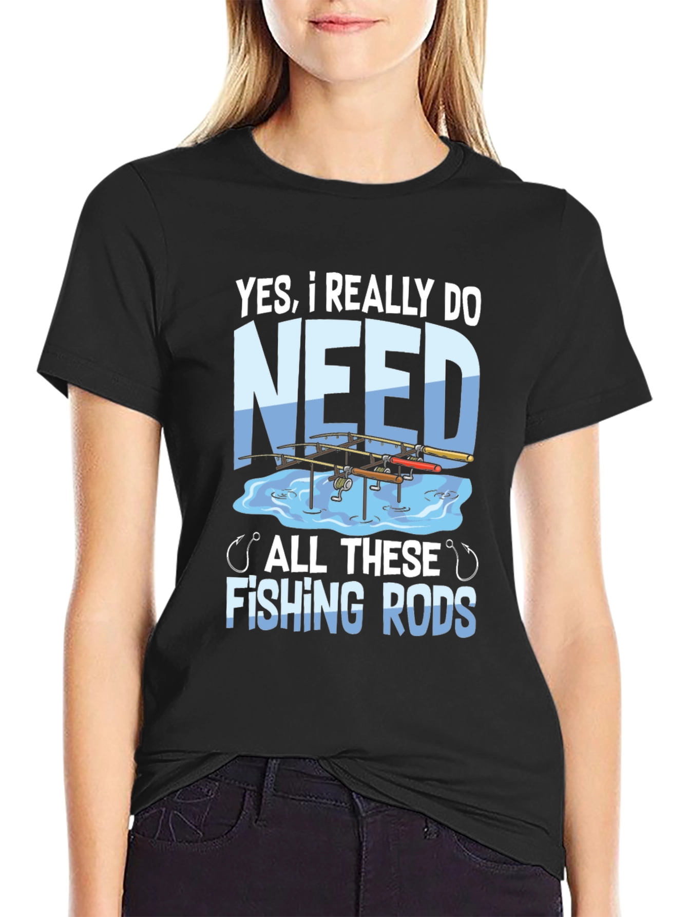 Funny Fishing Rods T-Shirt - Anglers Humor