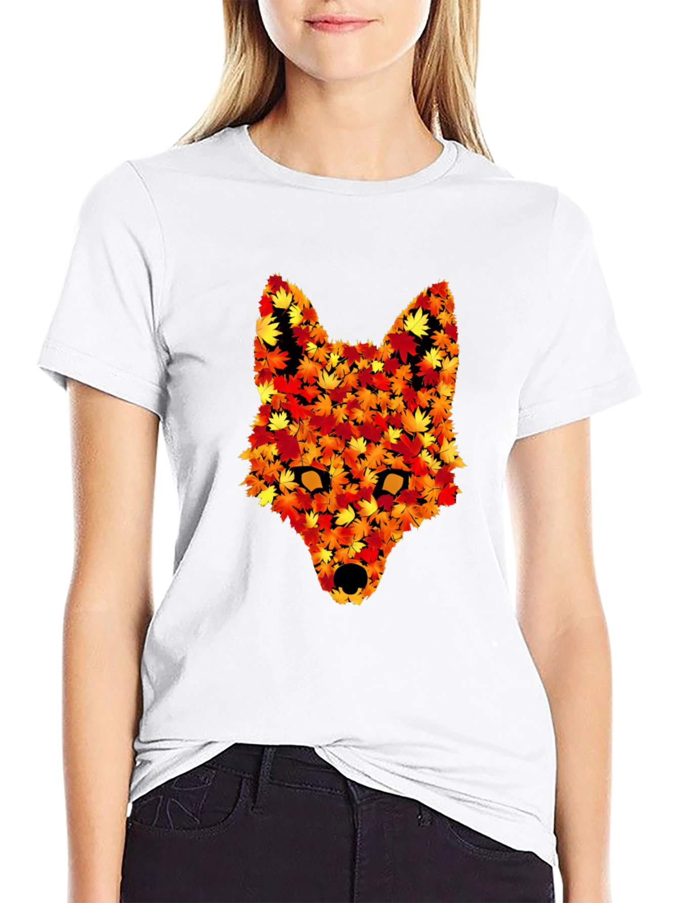 Autumn Fox T-Shirt - Nature Inspired Graphic Tee