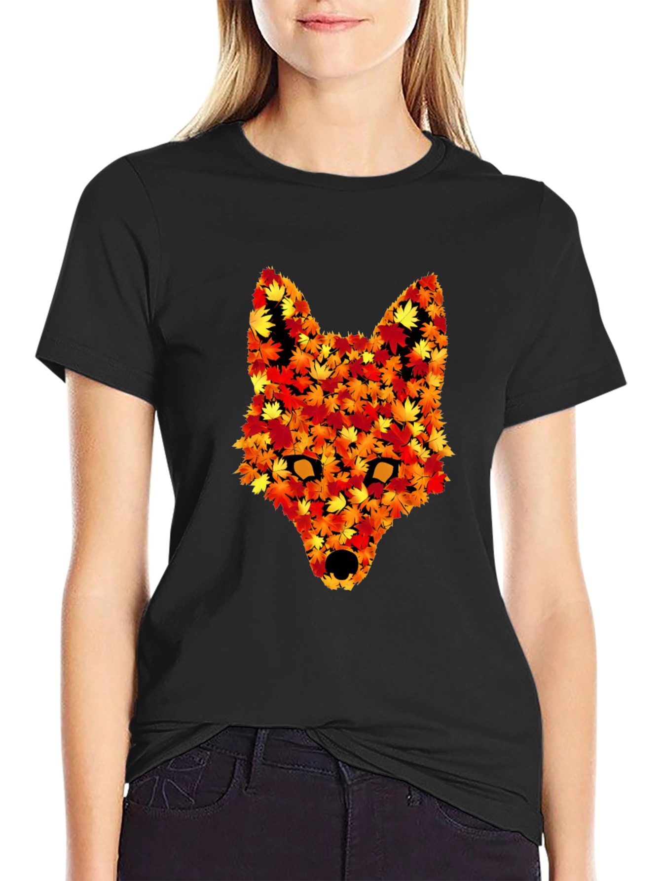 Autumn Fox T-Shirt - Nature Inspired Graphic Tee