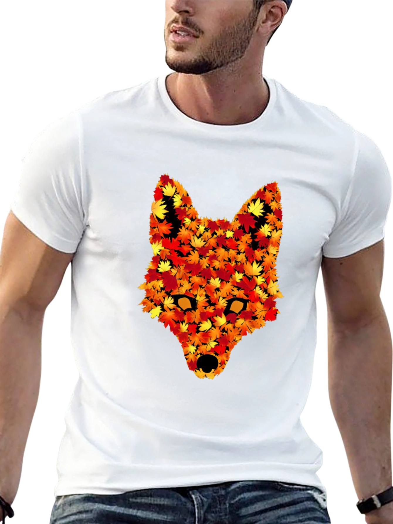 Autumn Fox T-Shirt - Nature Inspired Graphic Tee