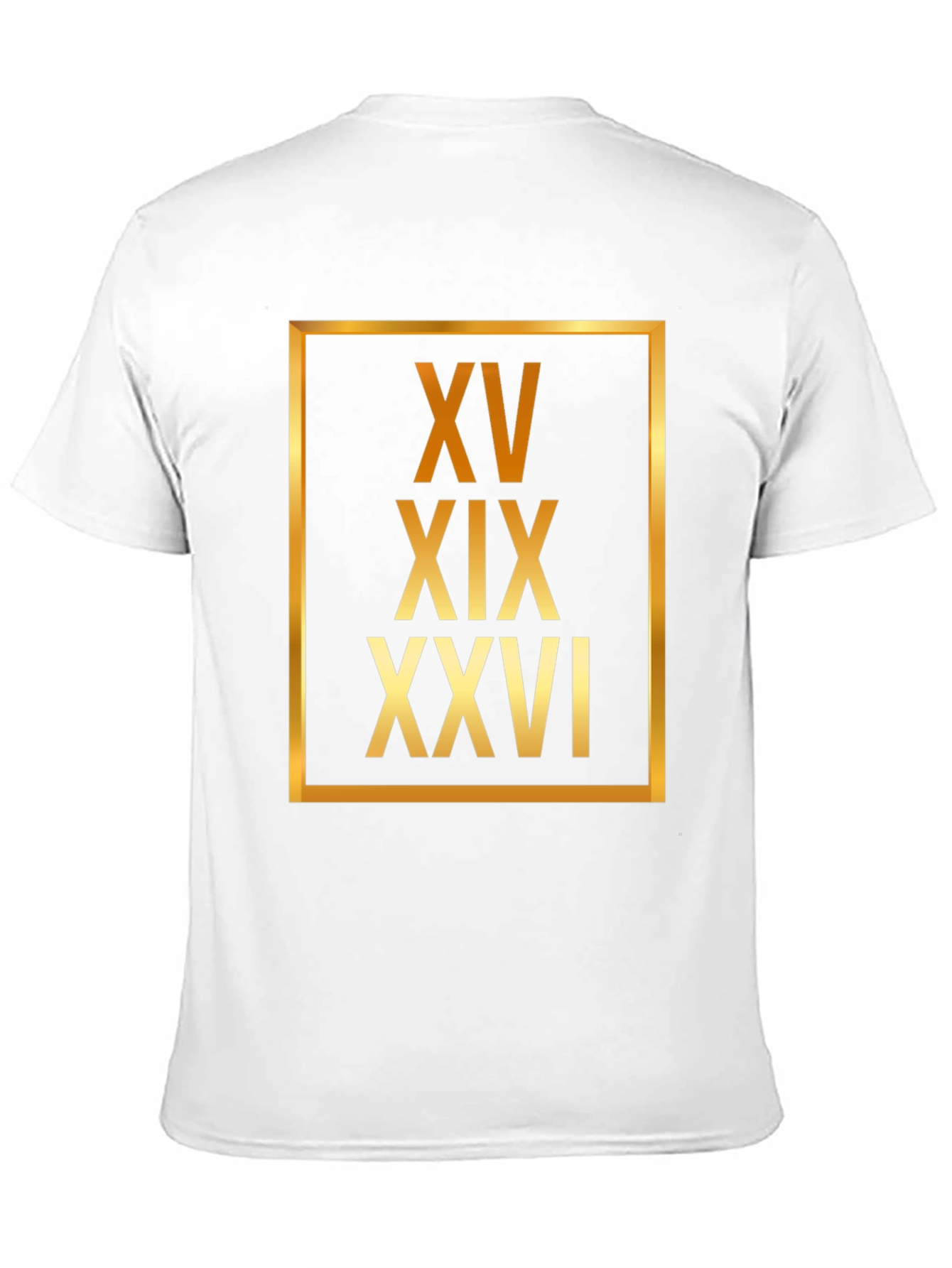 Roman Numeral Graphic T-Shirt