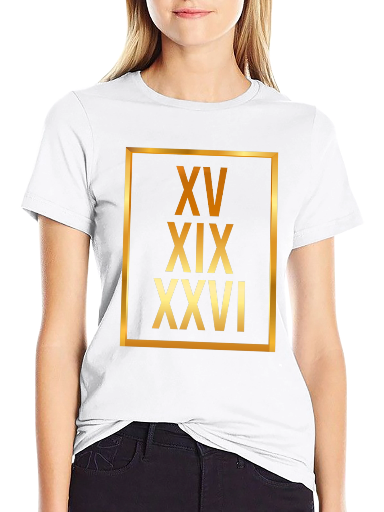 Roman Numeral Graphic T-Shirt