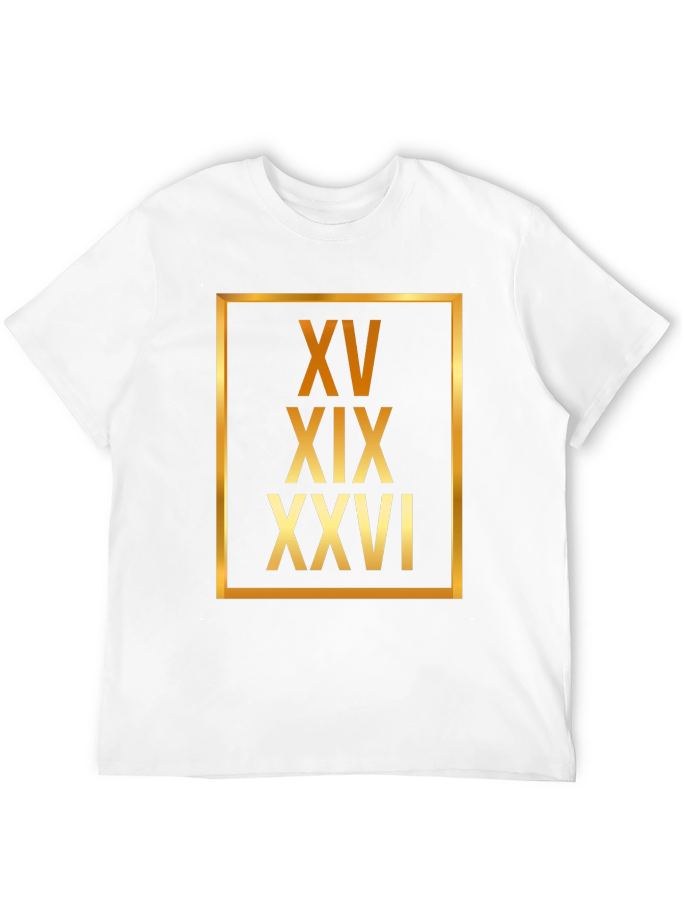 Roman Numeral Graphic T-Shirt