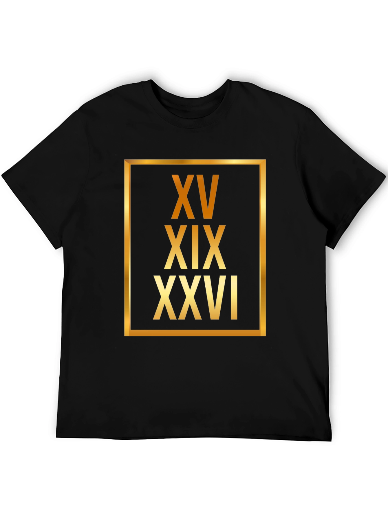 Roman Numeral Graphic T-Shirt