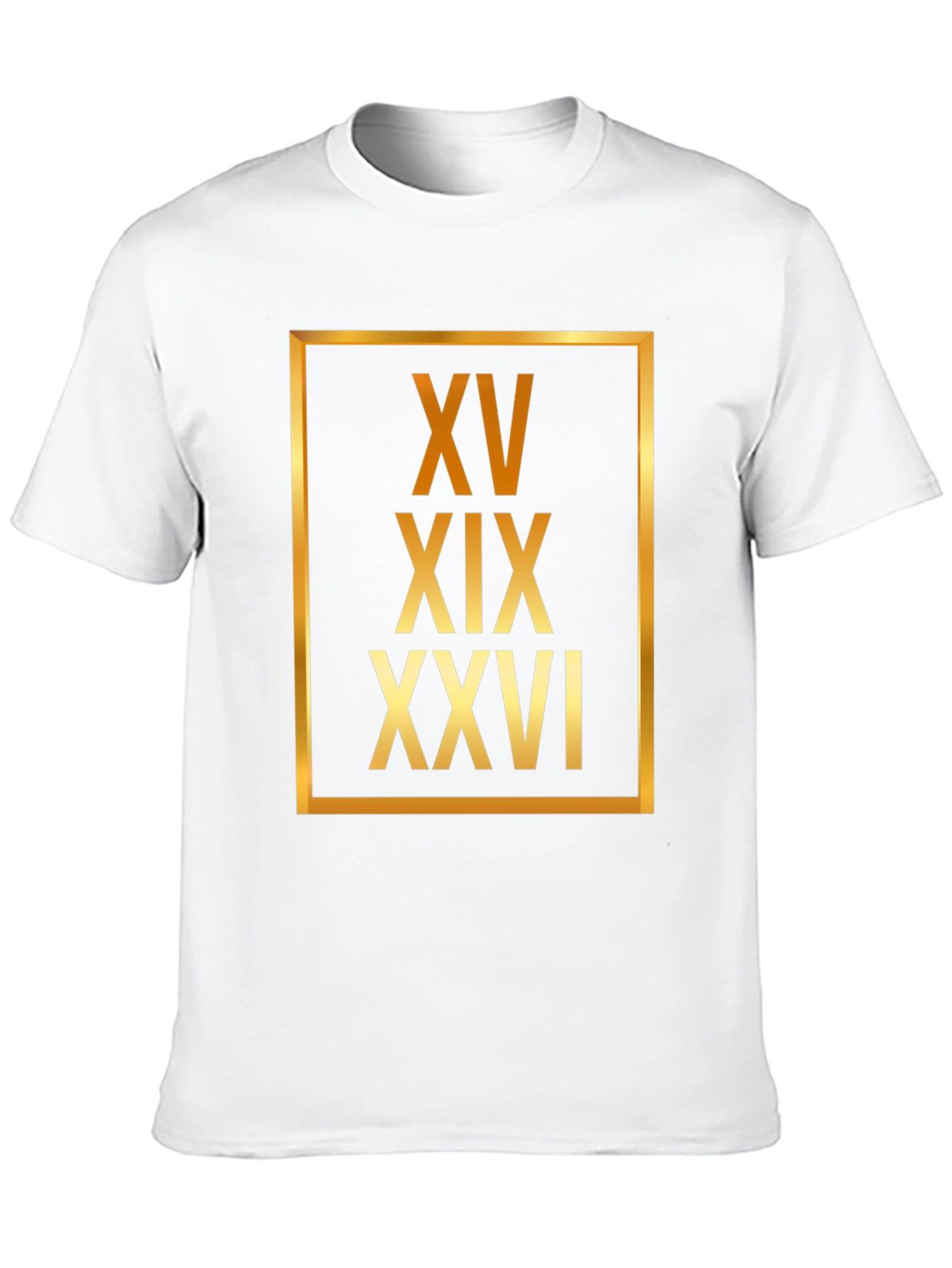 Roman Numeral Graphic T-Shirt