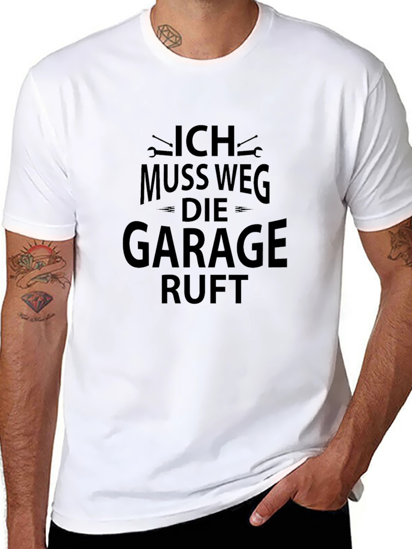 Ich Muss Weg Garage Ruft T-Shirt