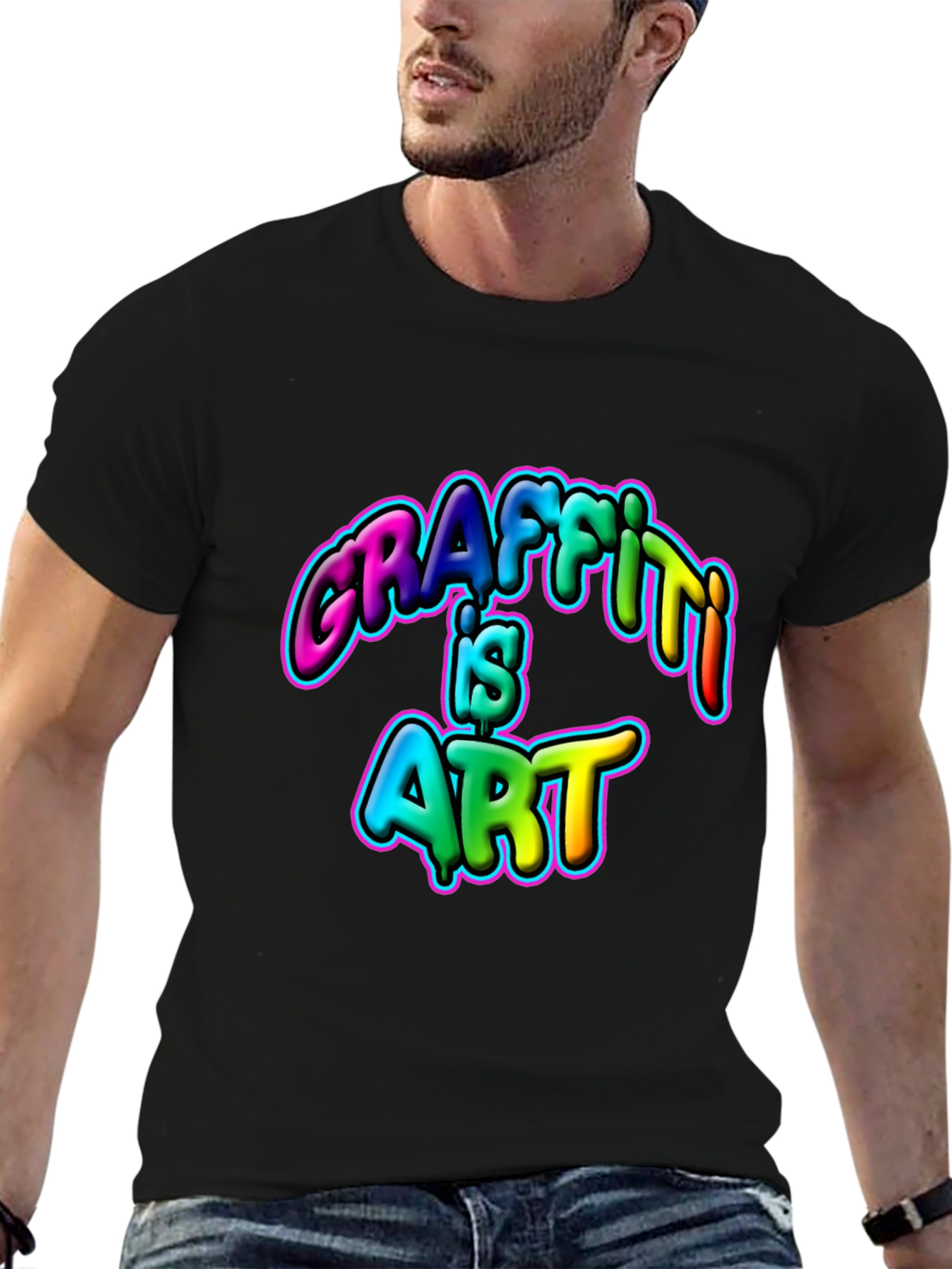 Graffiti is Art Graphic T-Shirt - Bold Statement Tee