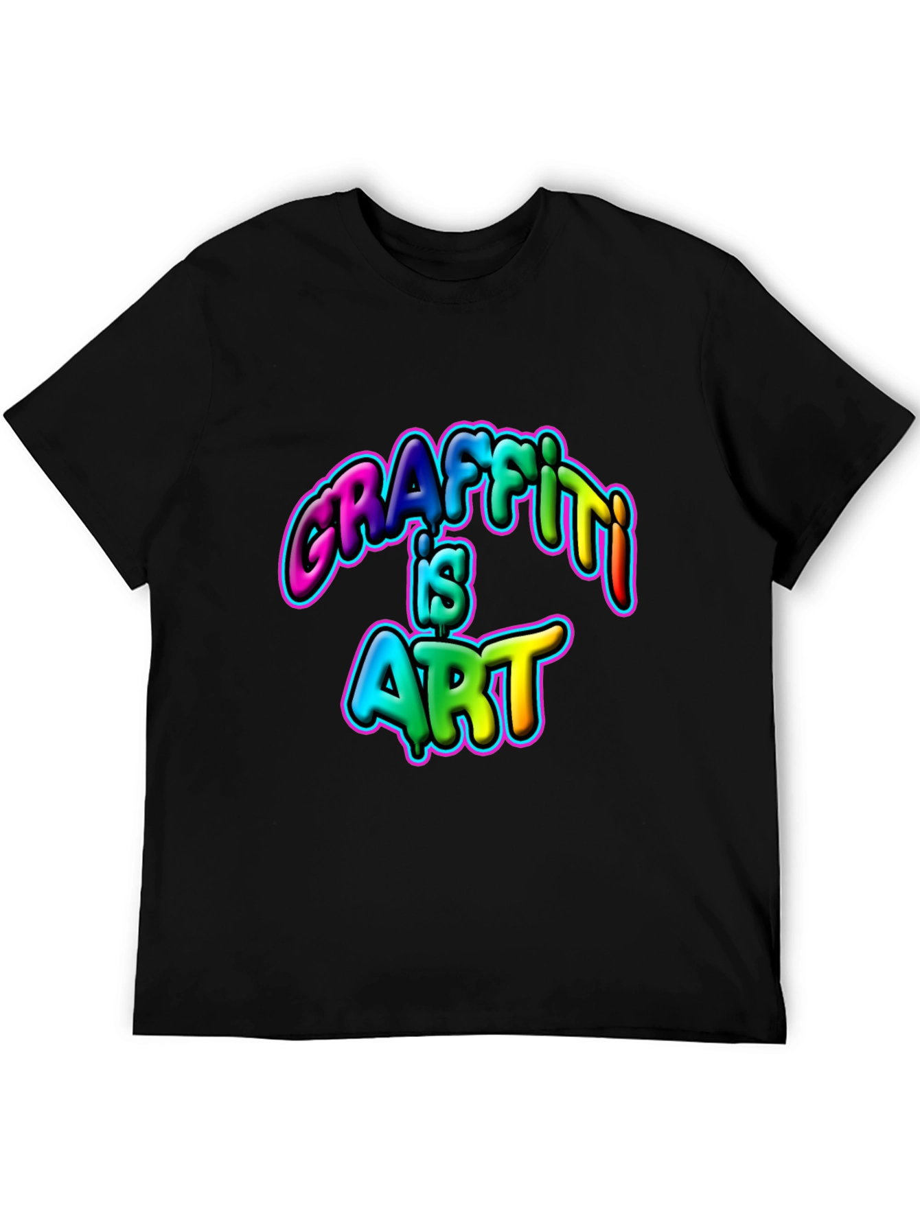 Graffiti is Art Graphic T-Shirt - Bold Statement Tee
