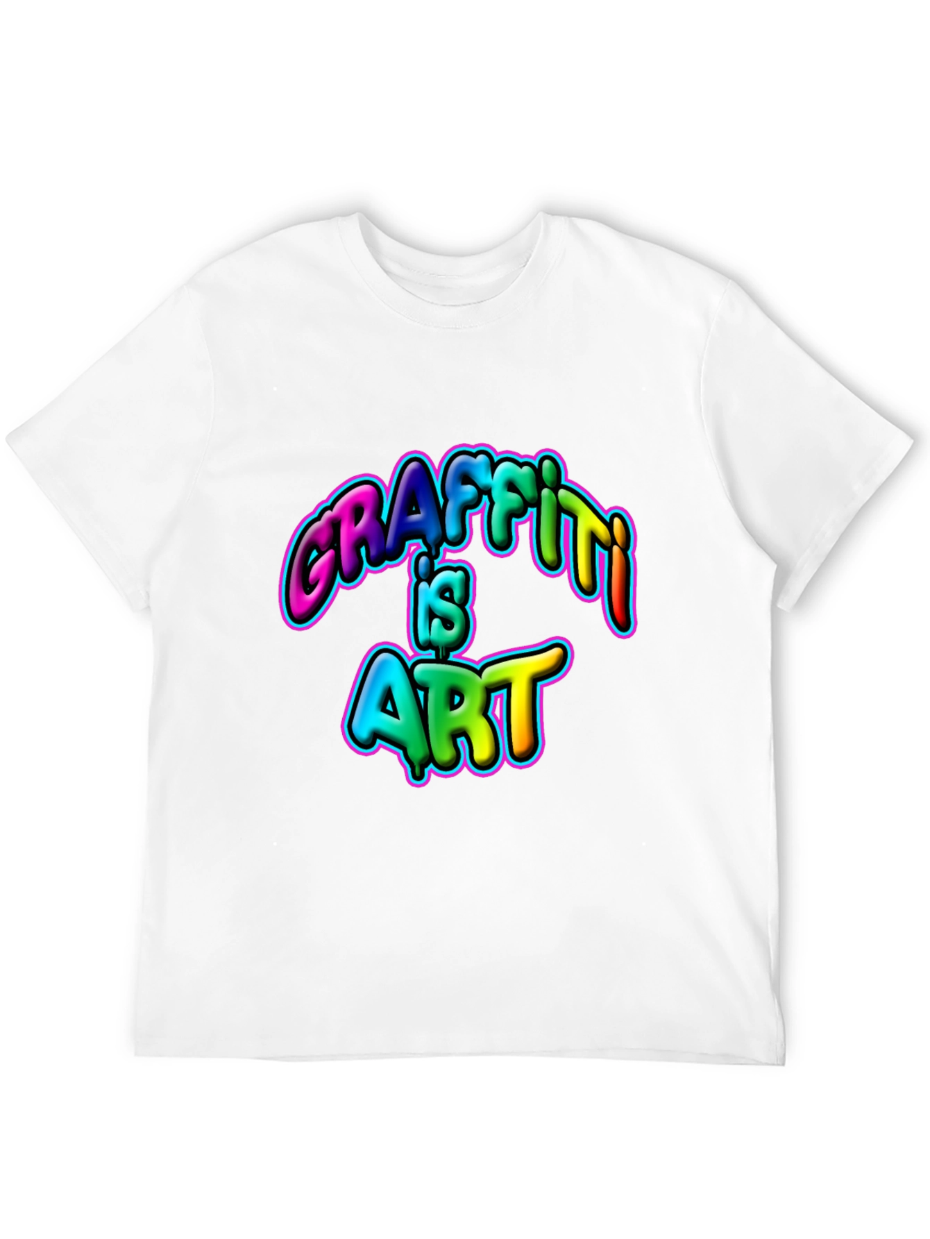 Graffiti is Art Graphic T-Shirt - Bold Statement Tee