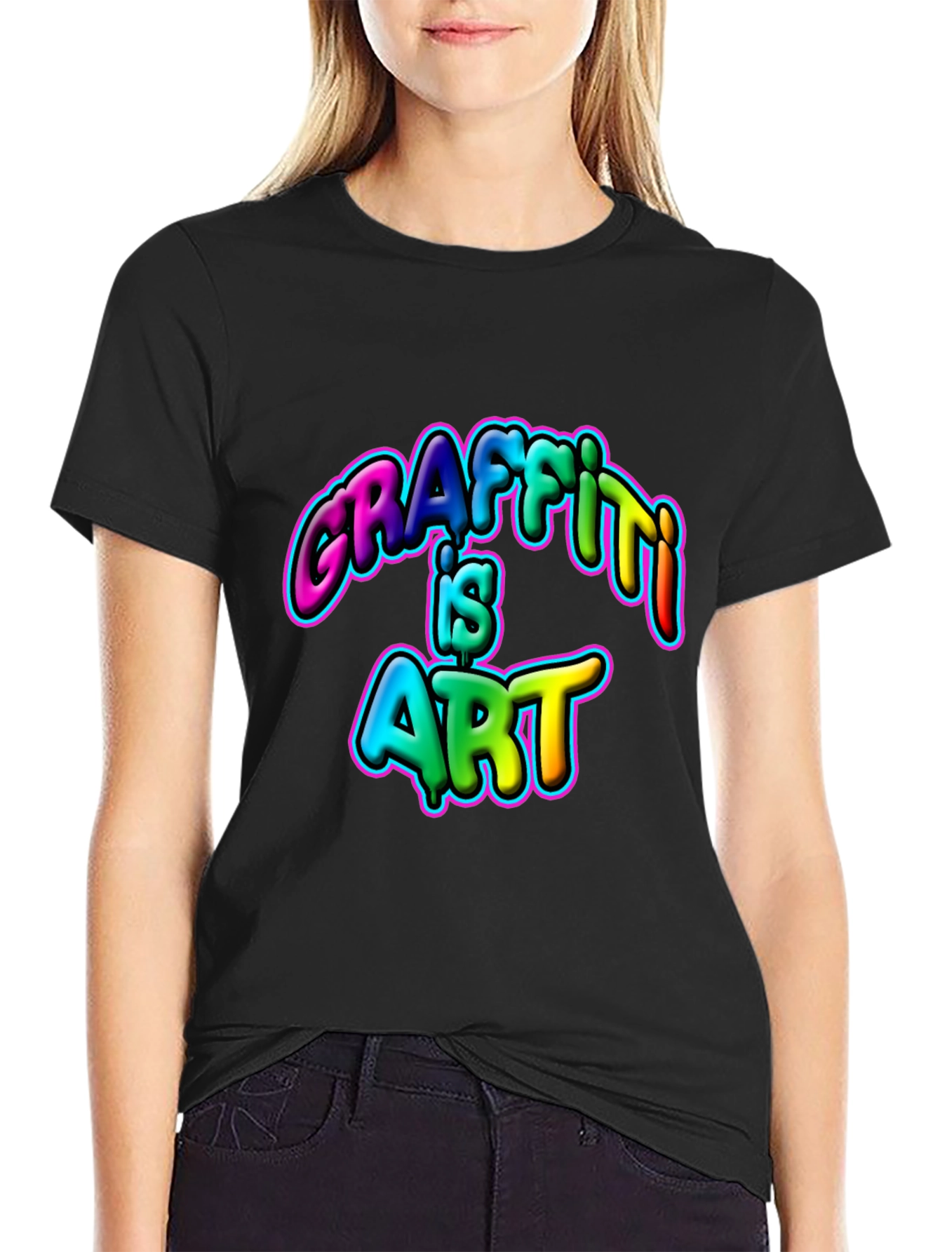 Graffiti is Art Graphic T-Shirt - Bold Statement Tee