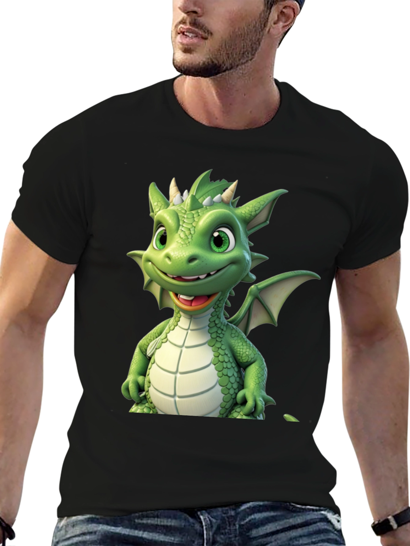 Cute Green Dragon T-Shirt
