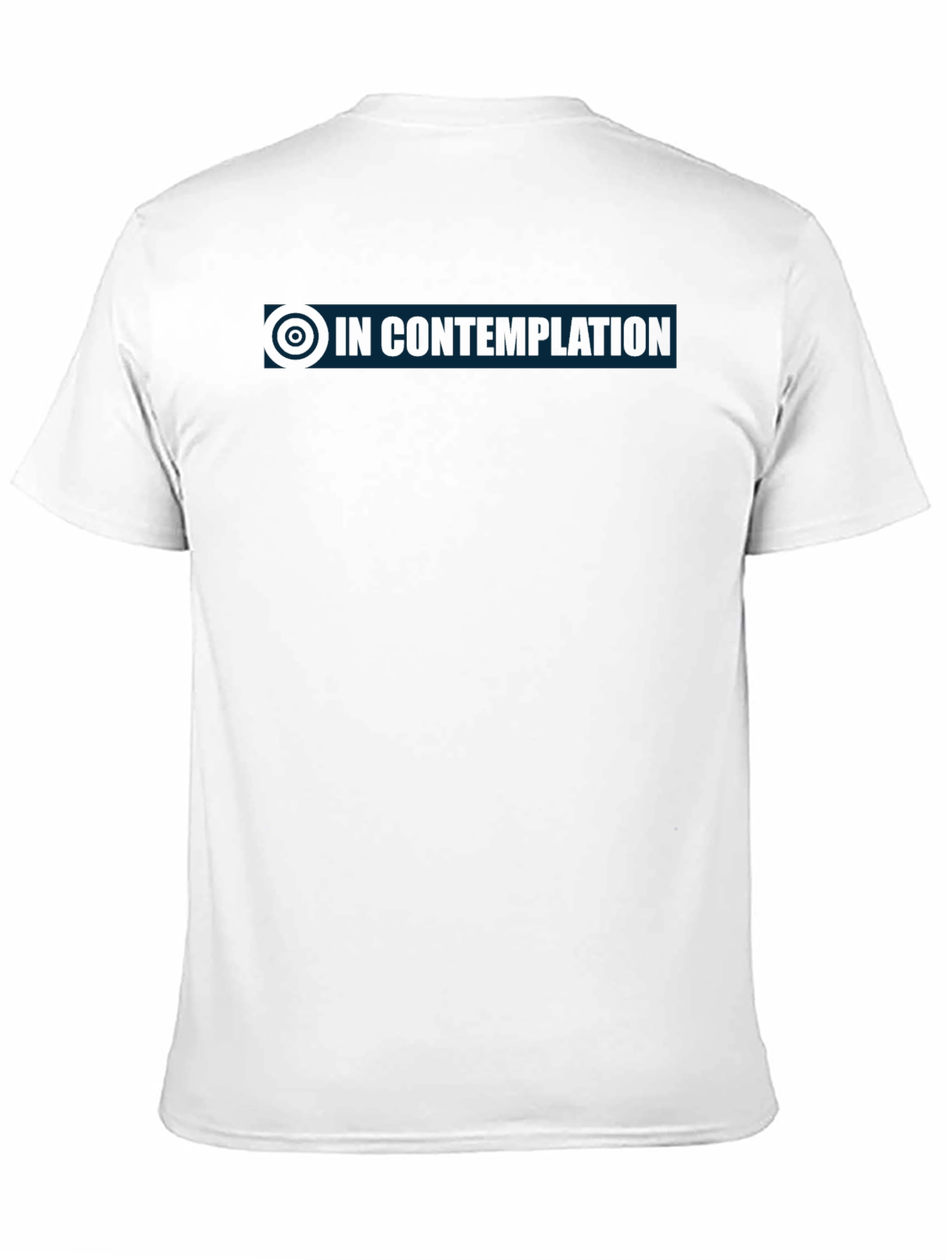 In Contemplation Mens Black T-Shirt