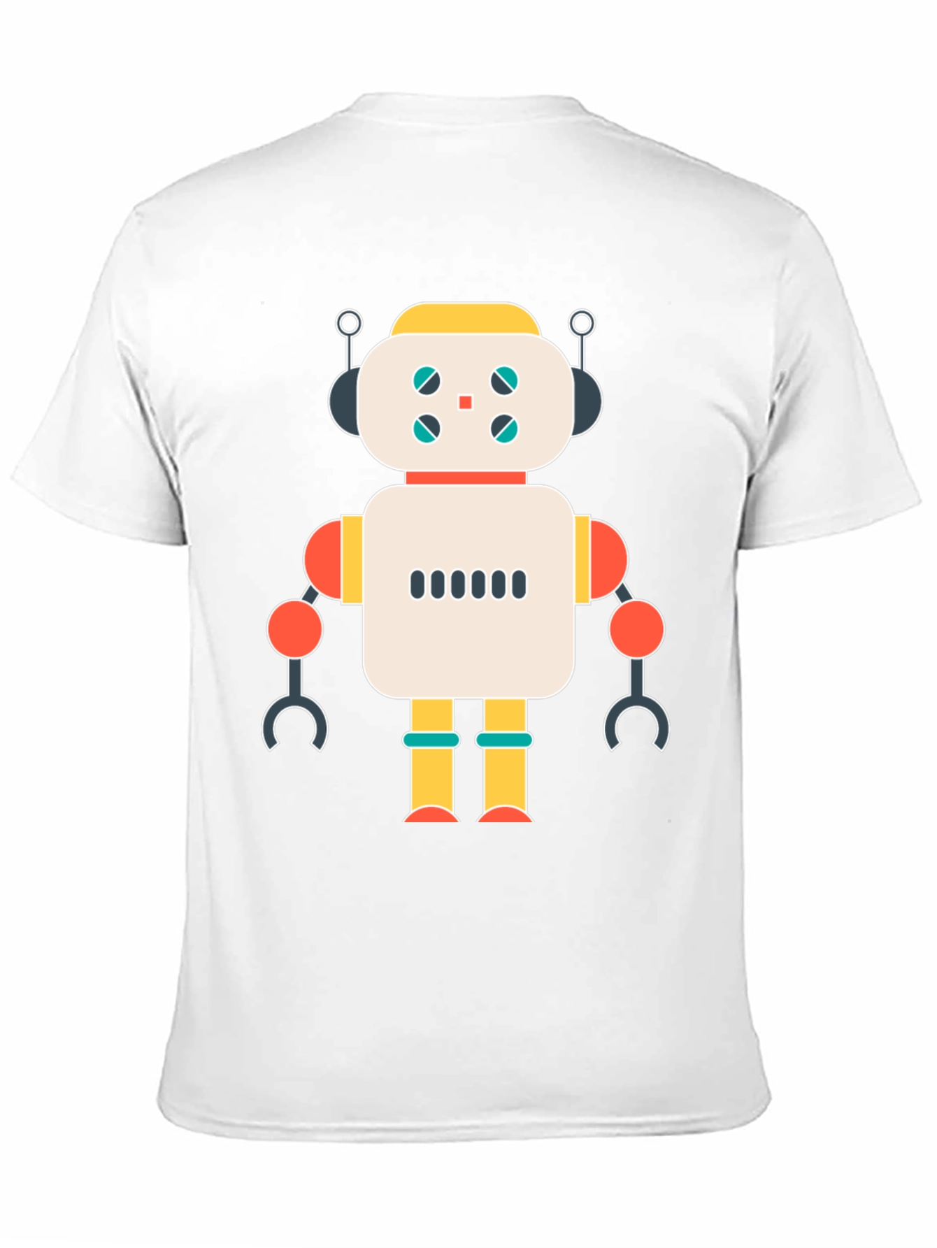 Robot Graphic T-Shirt - Modern Style