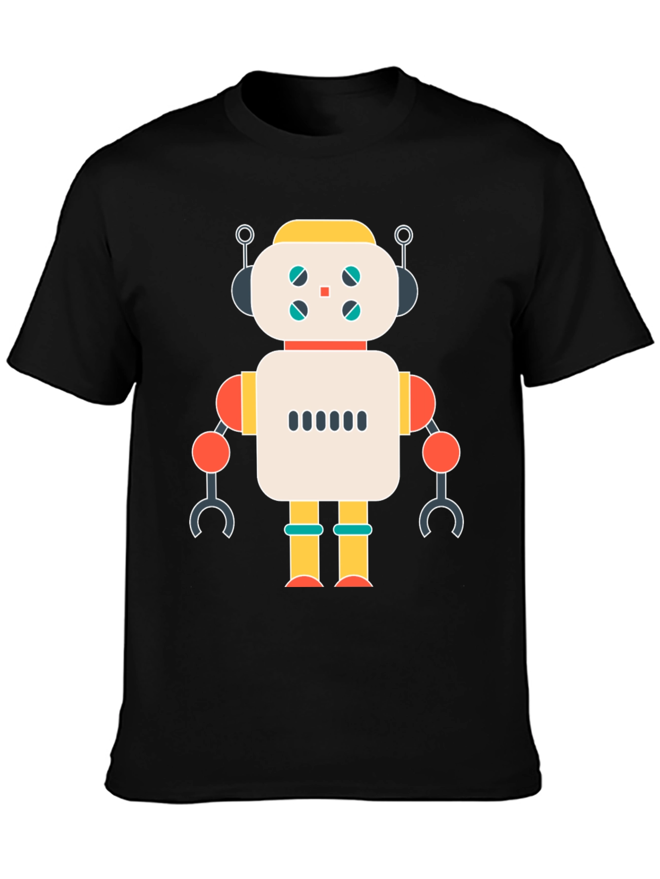 Robot Graphic T-Shirt - Modern Style