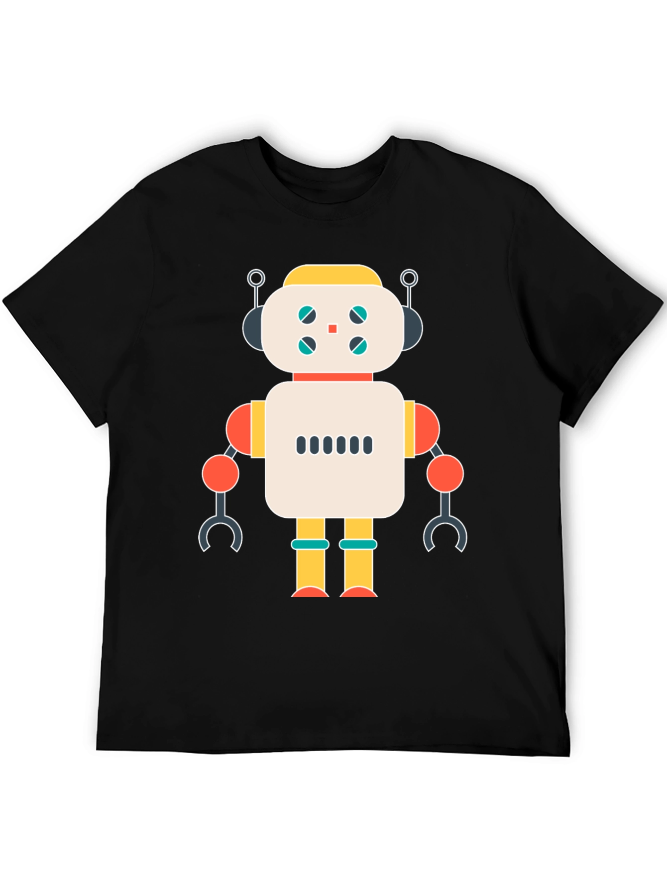 Robot Graphic T-Shirt - Modern Style