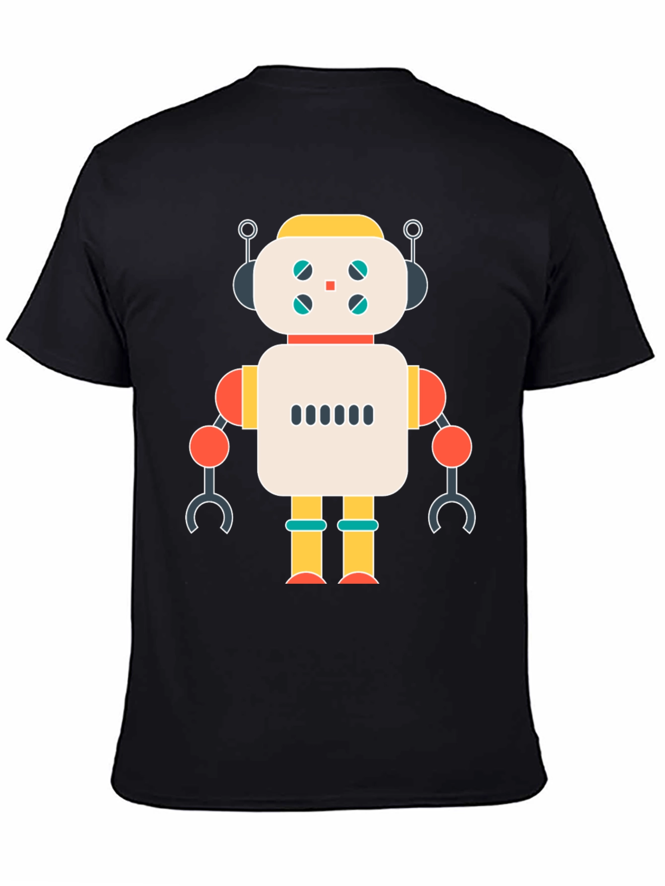 Robot Graphic T-Shirt - Modern Style