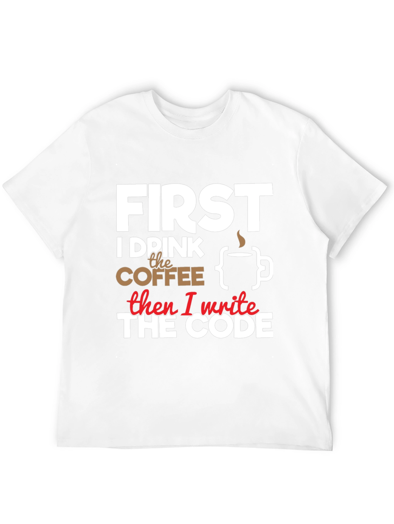 Coffee Then Code Graphic Tee