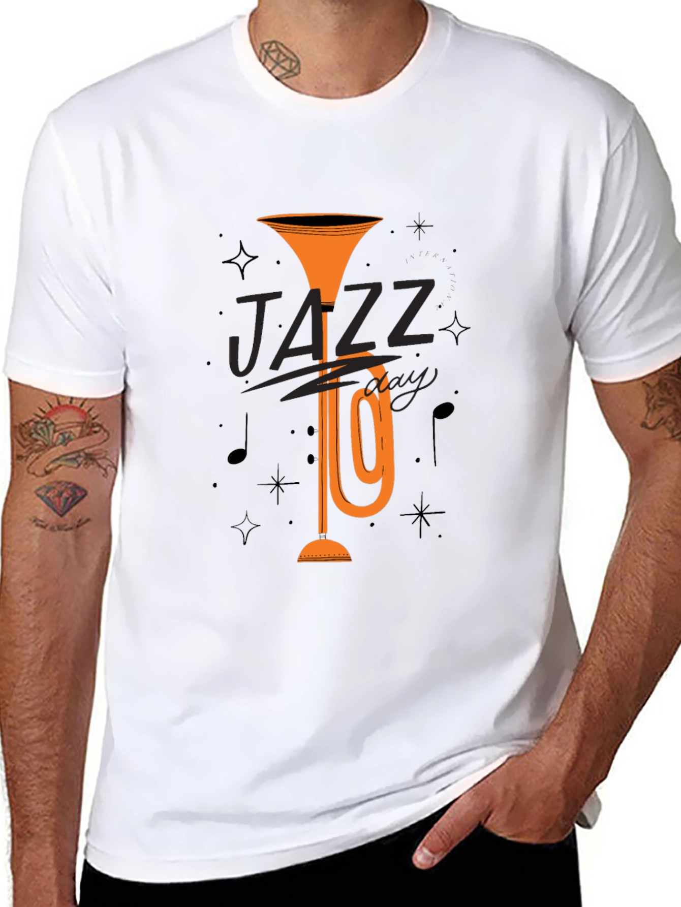 Jazz Trumpet Graphic Tee - Cool Music Lover T-Shirt
