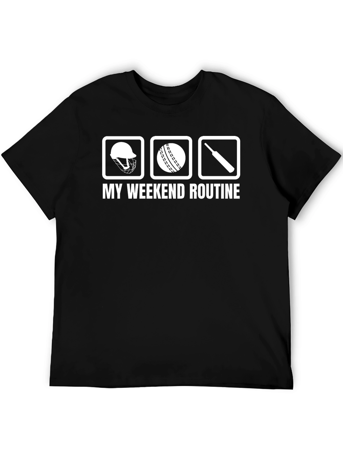 Cricket Weekend Routine T-Shirt