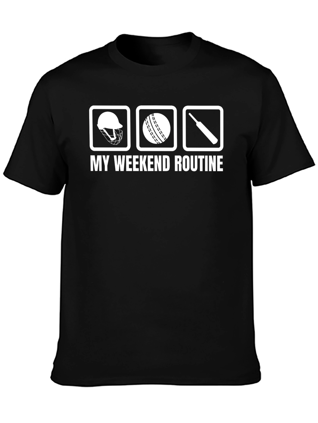 Cricket Weekend Routine T-Shirt