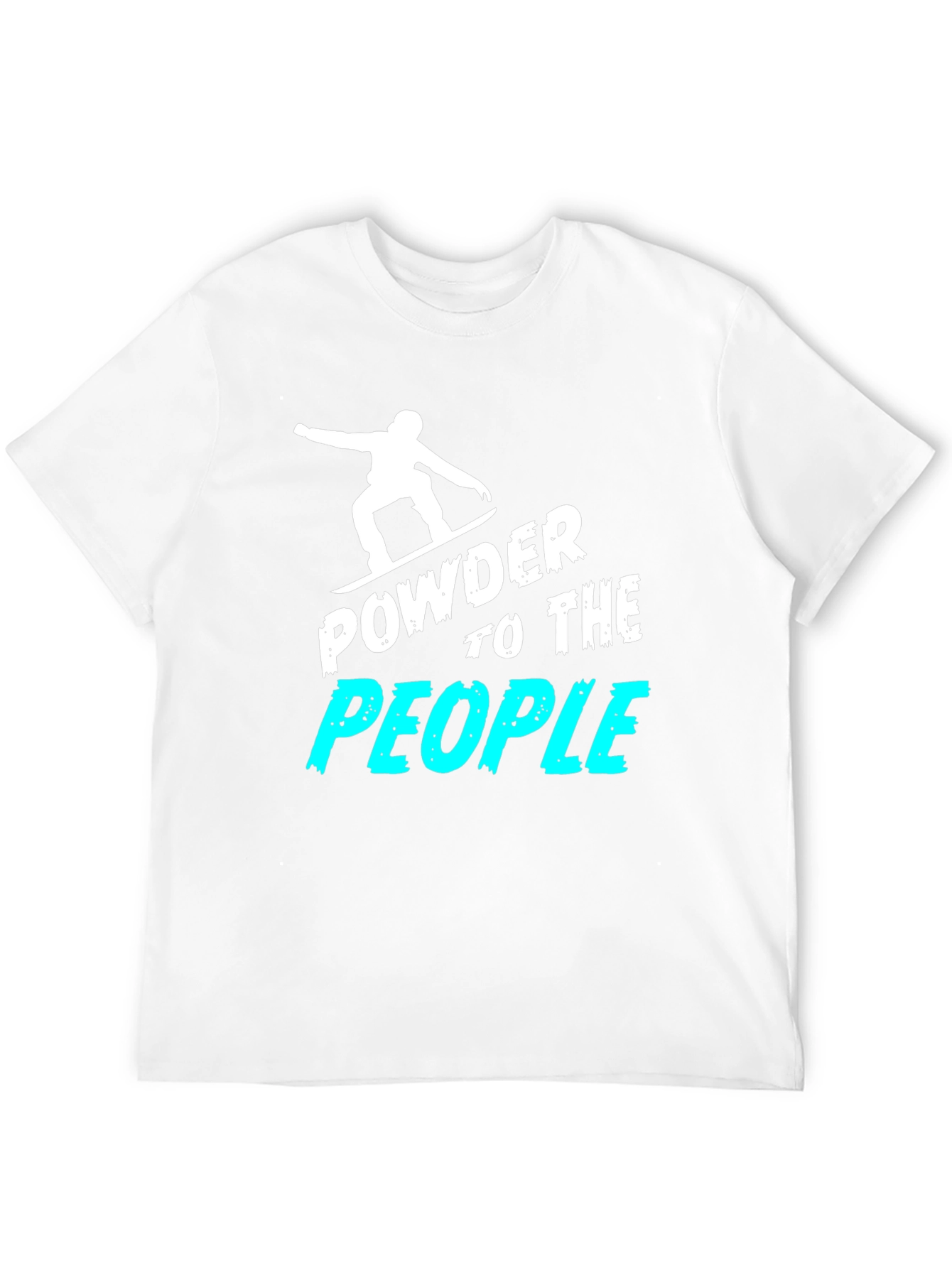 Powder to the People Black Graphic Tee