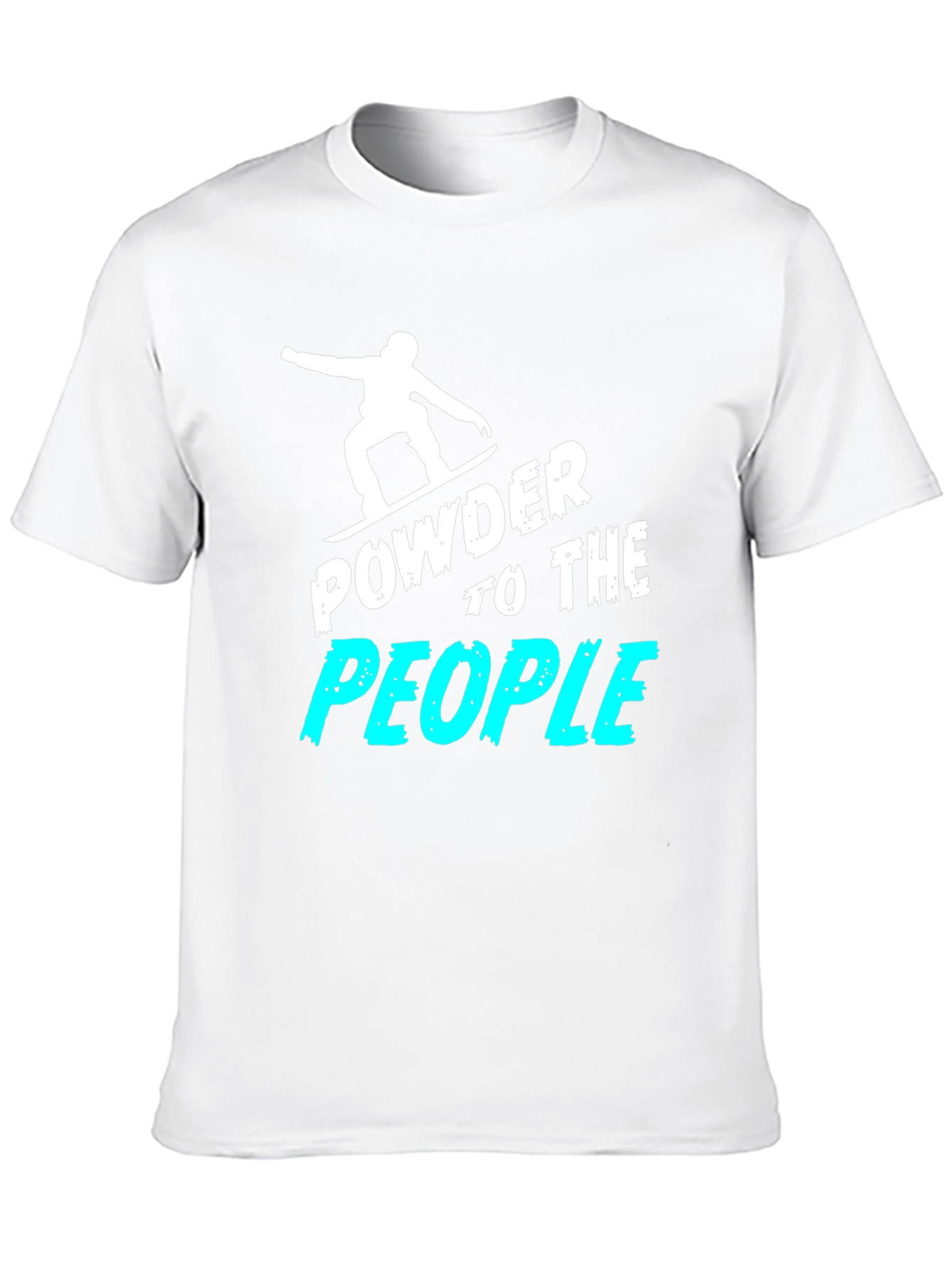 Powder to the People Black Graphic Tee