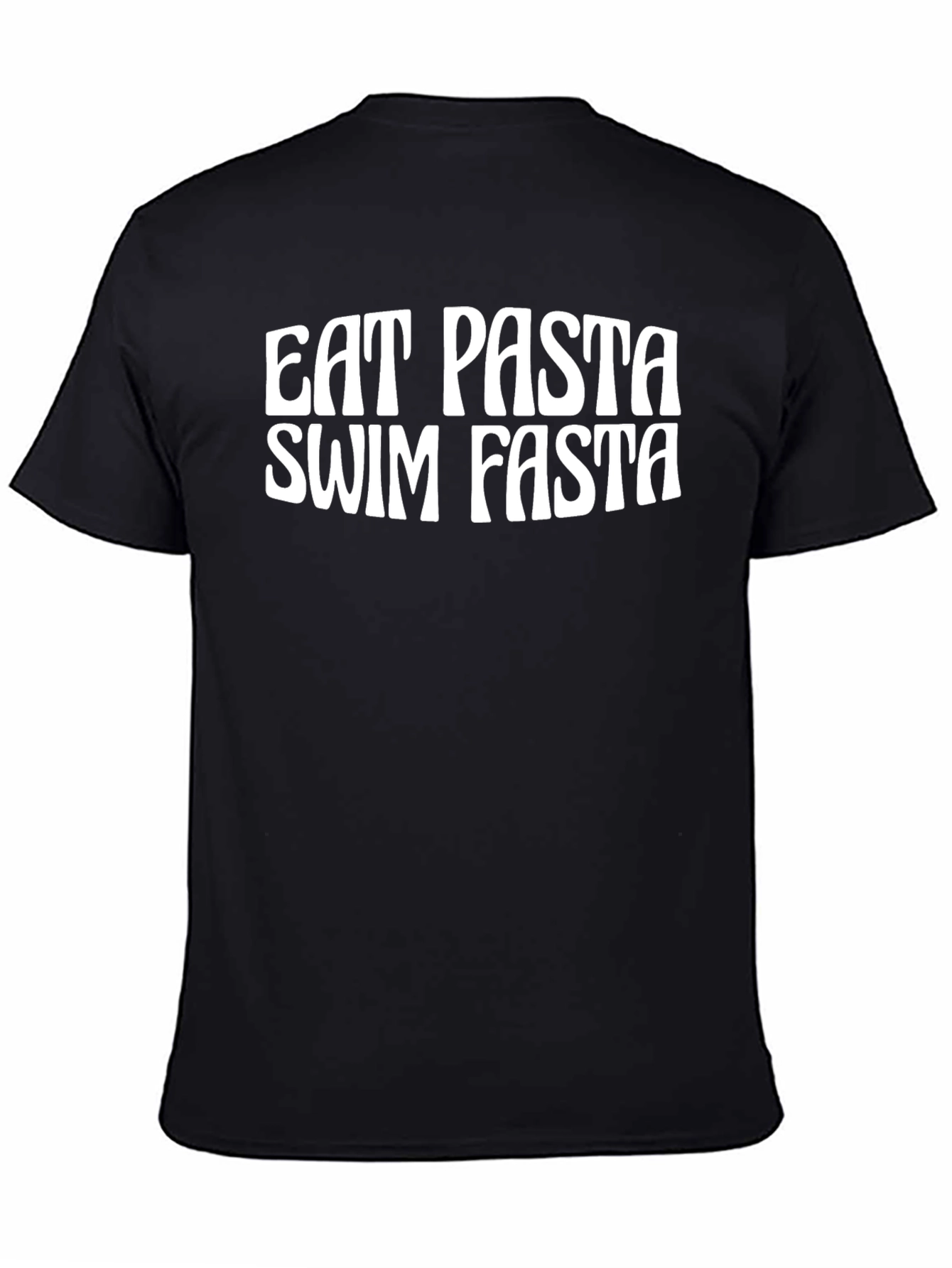 Eat Pasta Swim Fasta T-Shirt - Funny Fitness Tee