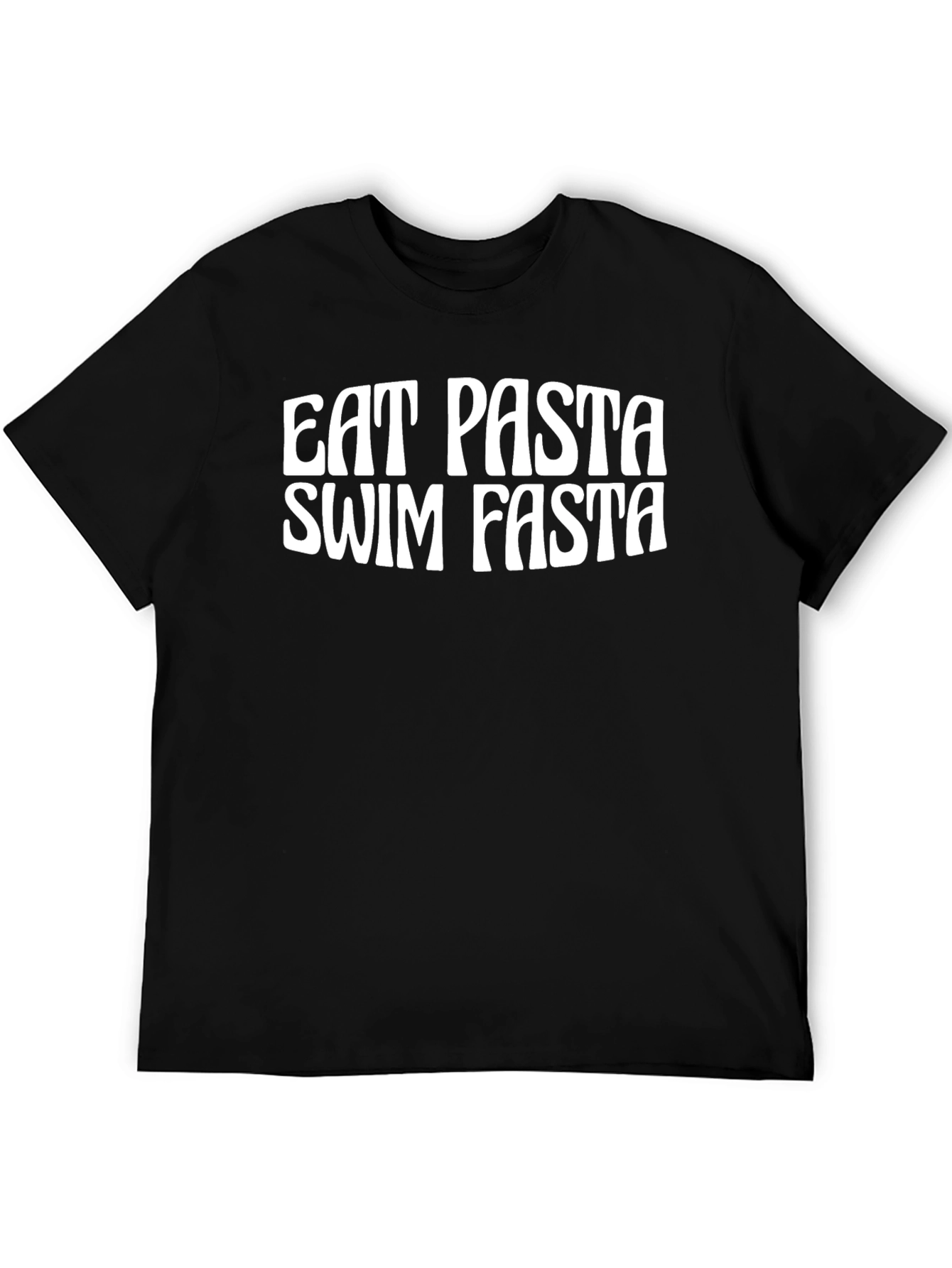 Eat Pasta Swim Fasta T-Shirt - Funny Fitness Tee