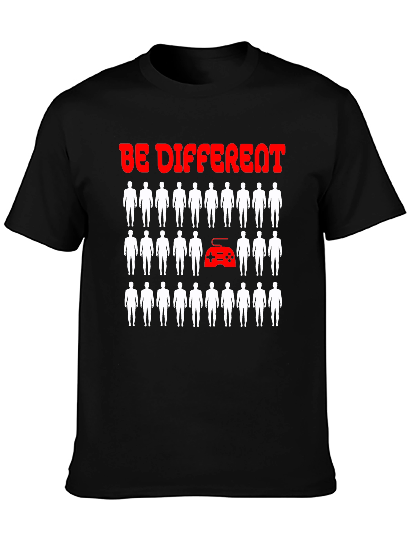 Be Different Gaming T-Shirt - Novelty Gamer Tee
