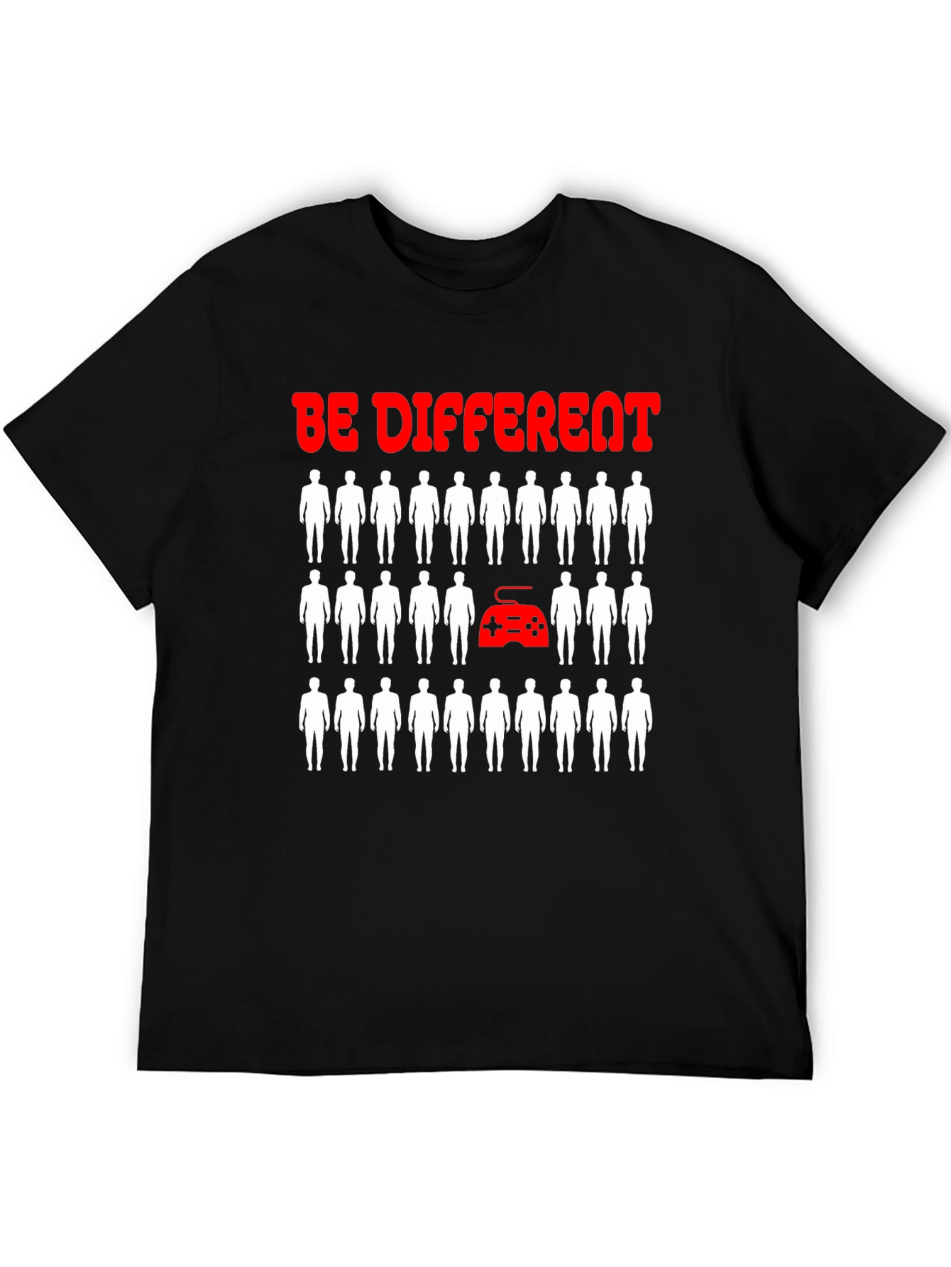 Be Different Gaming T-Shirt - Novelty Gamer Tee