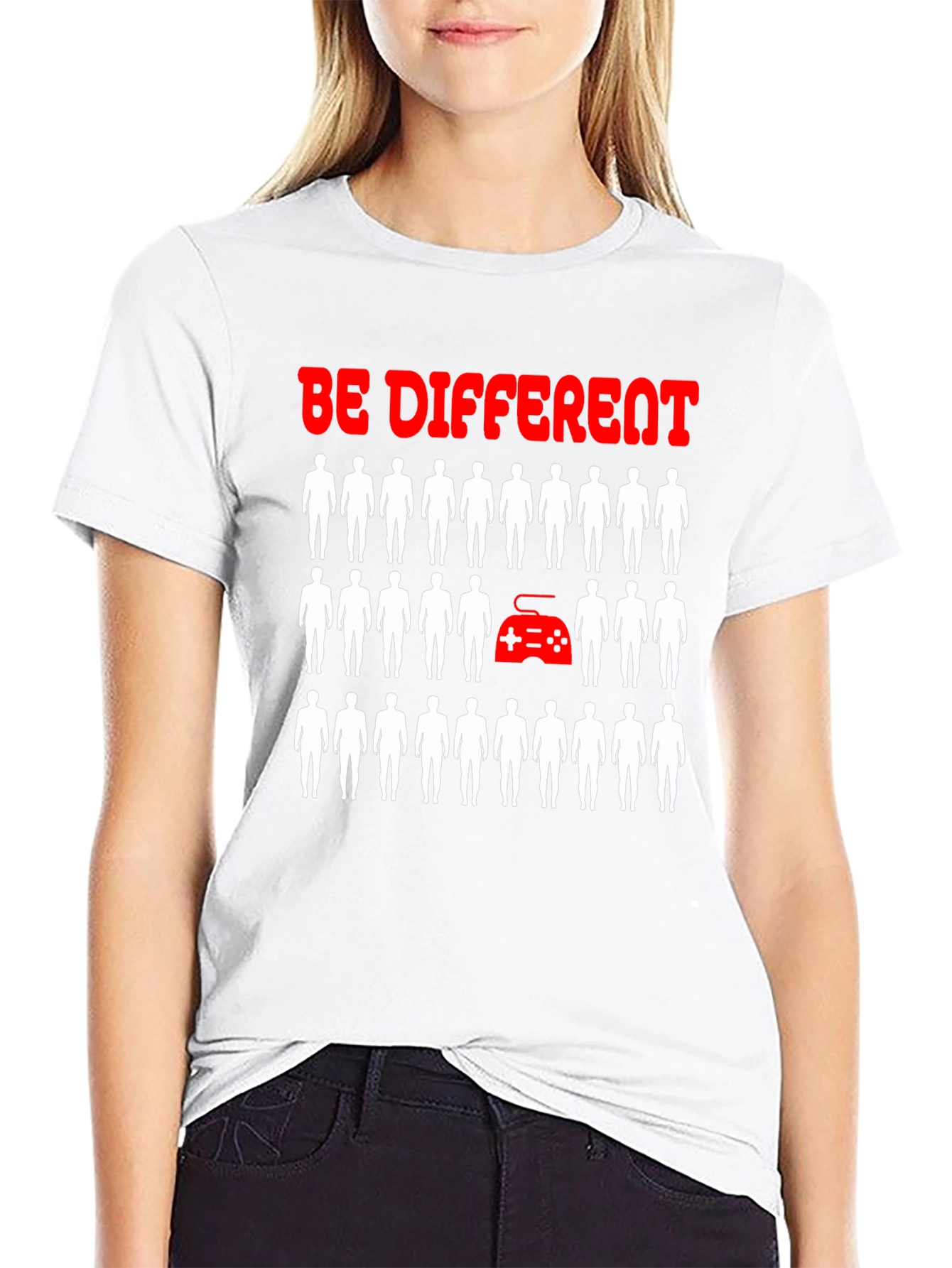 Be Different Gaming T-Shirt - Novelty Gamer Tee
