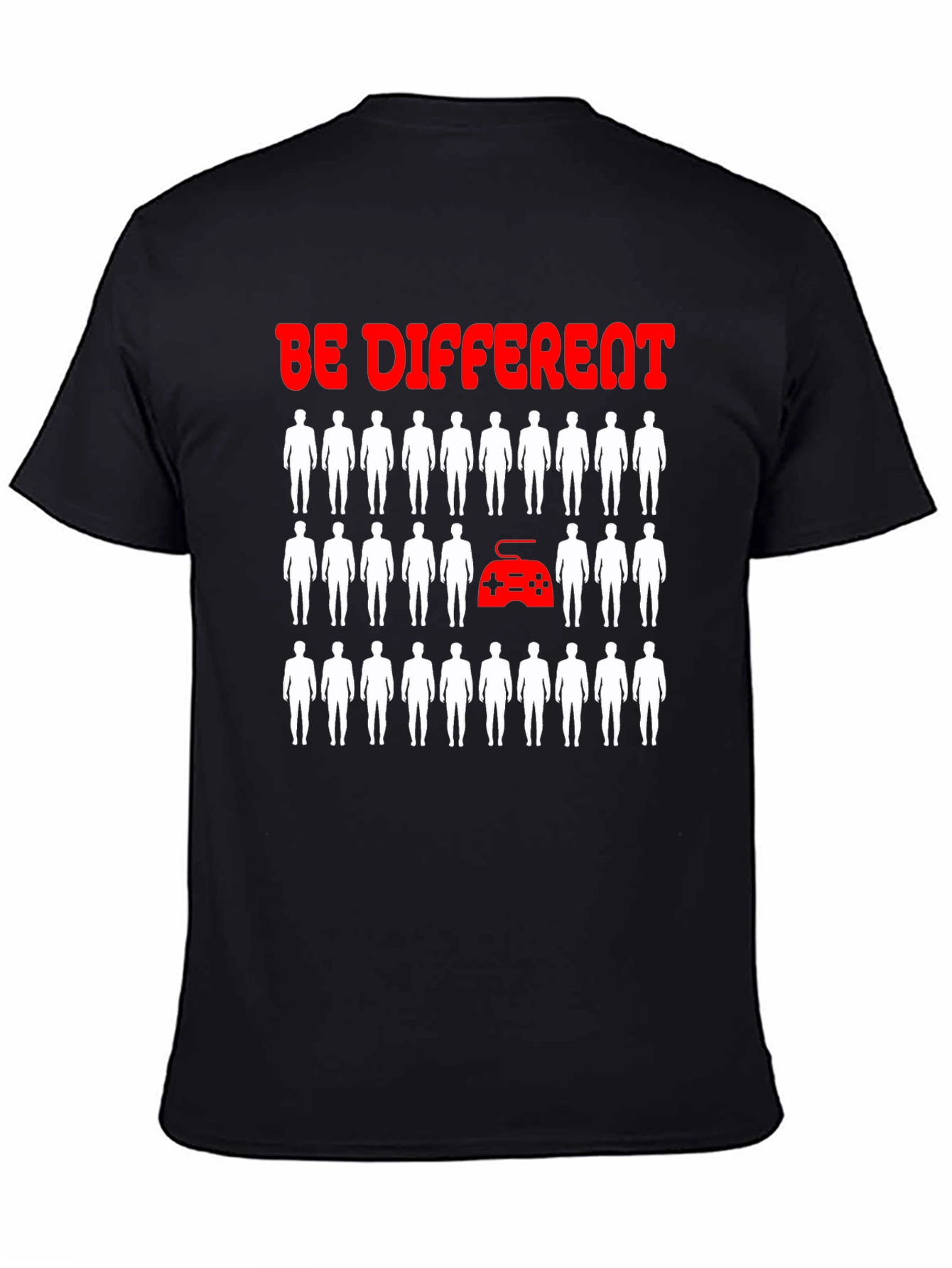 Be Different Gaming T-Shirt - Novelty Gamer Tee