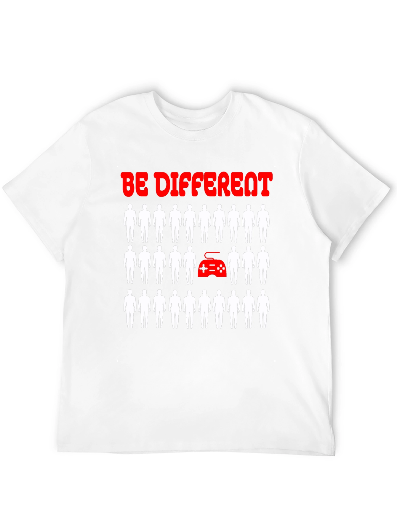 Be Different Gaming T-Shirt - Novelty Gamer Tee