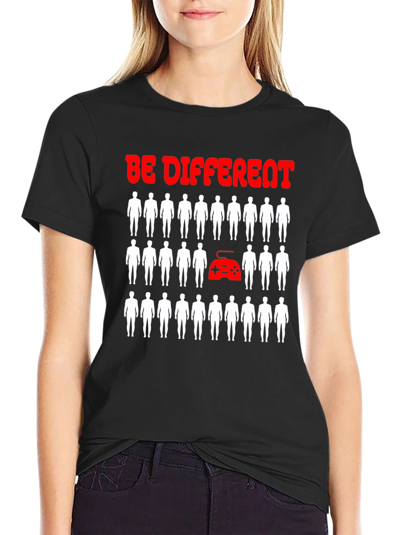 Be Different Gaming T-Shirt - Novelty Gamer Tee