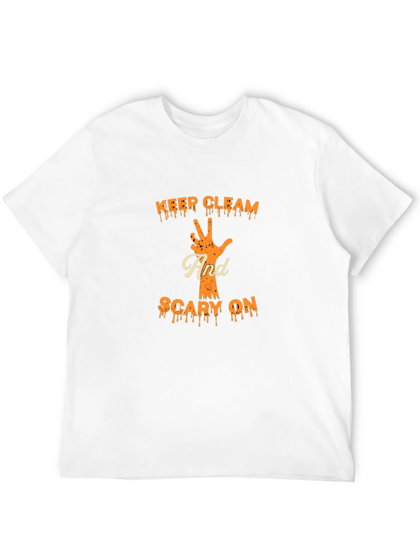 Keep Cleam & Scary On T-Shirt