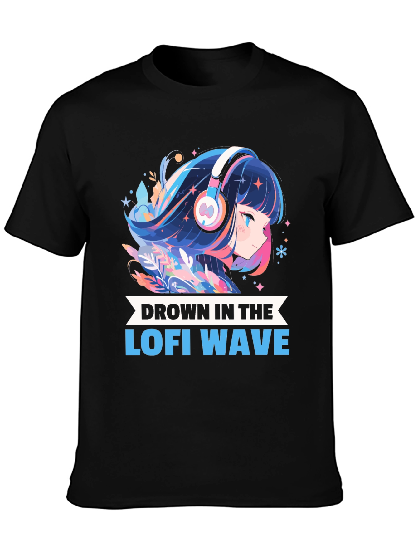 Lofi Wave Anime T-Shirt - Unique Graphic Tee