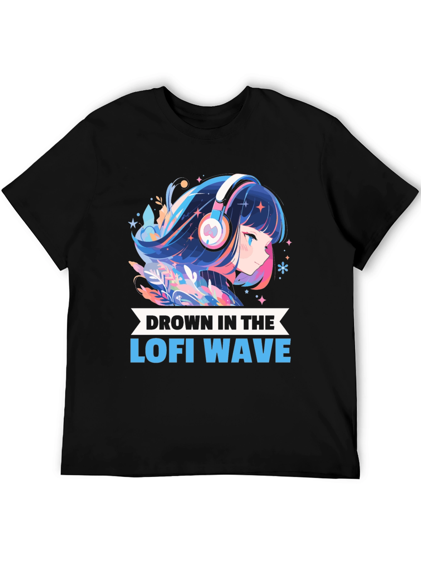 Lofi Wave Anime T-Shirt - Unique Graphic Tee