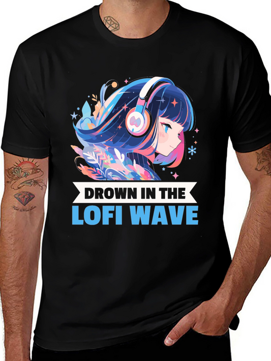 Lofi Wave Anime T-Shirt - Unique Graphic Tee